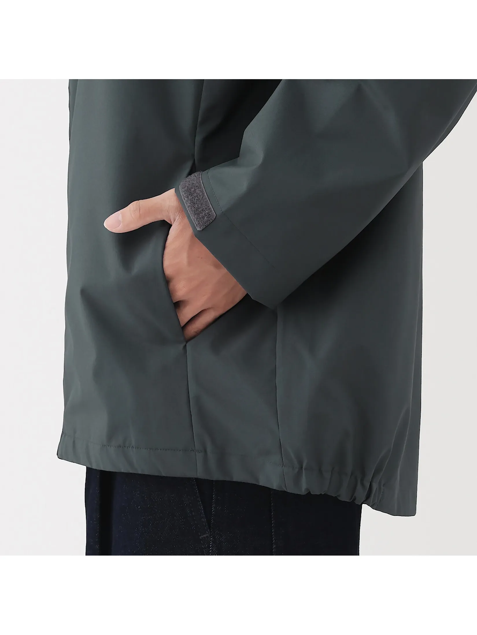 MUJI Men Hooded Jacket Water Repellent