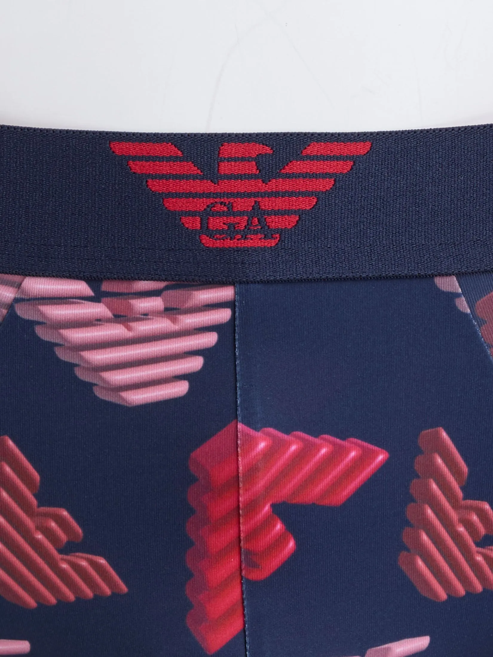 EMPORIO ARMANI Men Brief FW25 FB074 Eagle Ar.Blu-Cherry