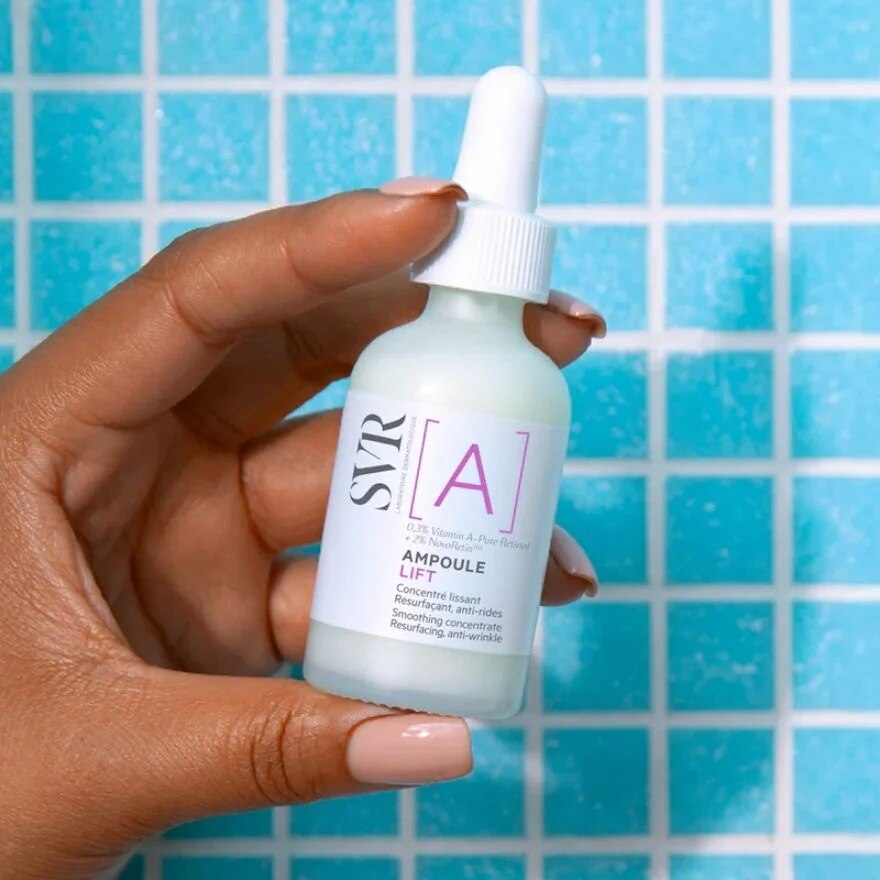 SVR A Ampoule Lift Smoothing Concentrate Resurfacing Anti-Wrinkle 30ml.
