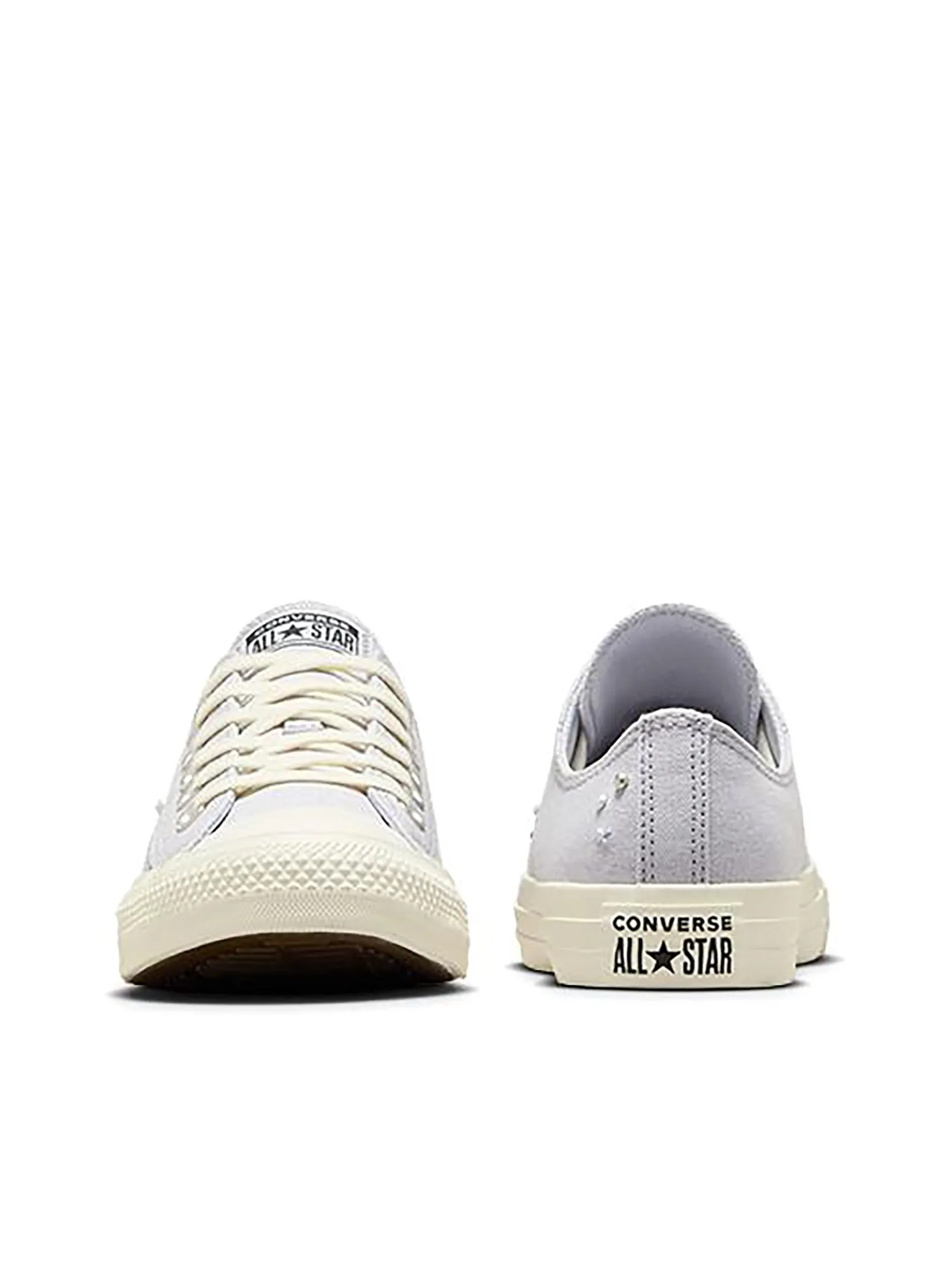 CONVERSE Women Sneakers CTAS Mended Embellishment Ox Grey