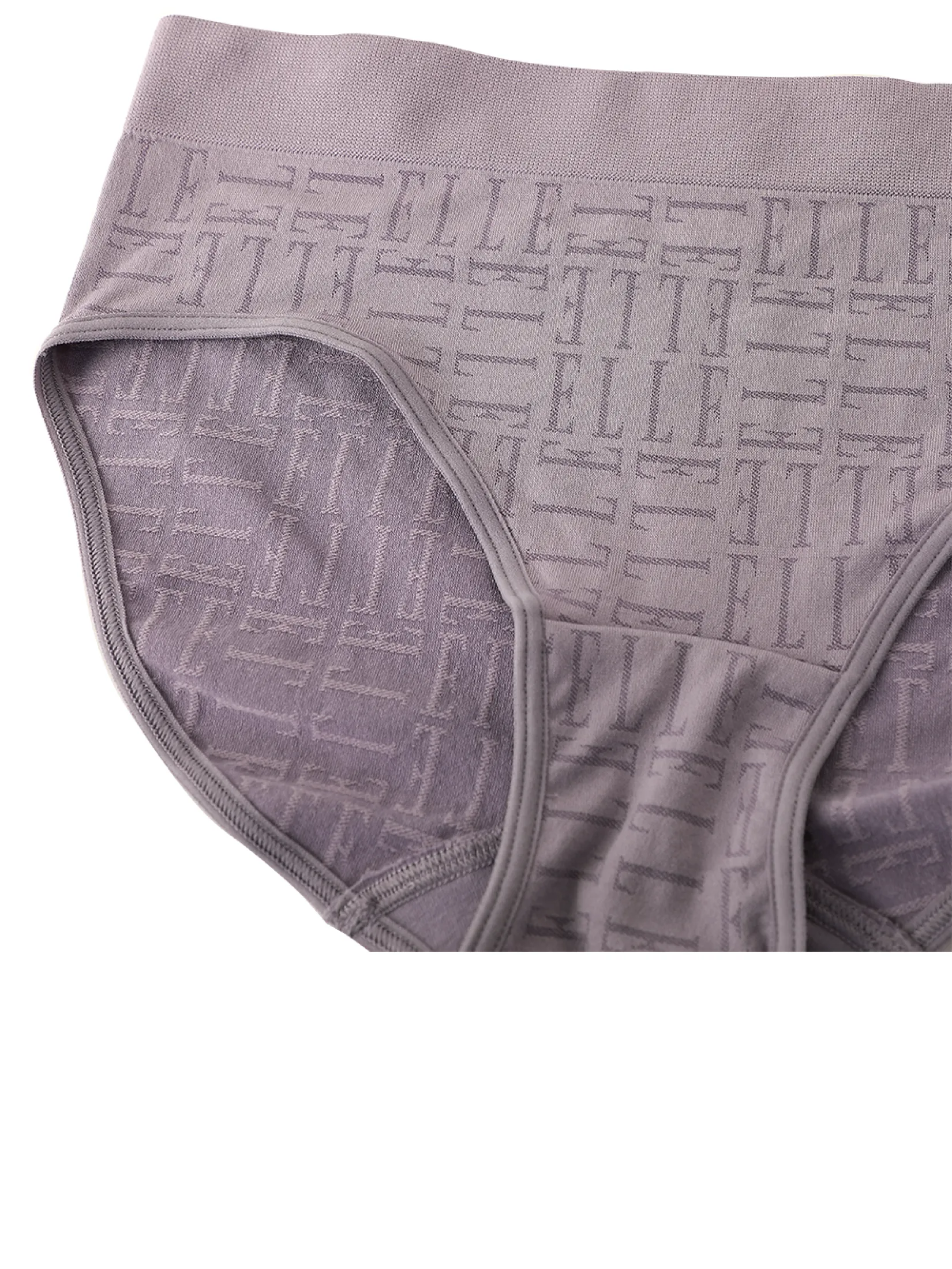 ELLE LINGERIE Women's Seamless Bikini Lowrise Panties LU9102 - Lavender