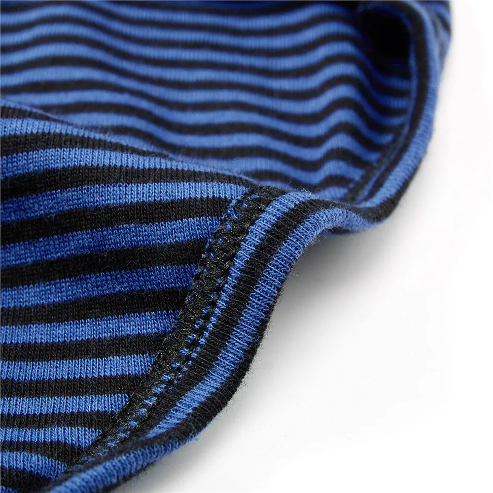 GIORDANO Navy Blue/Black Men's Cotton Briefs Logo elastic waistband(6-packs)