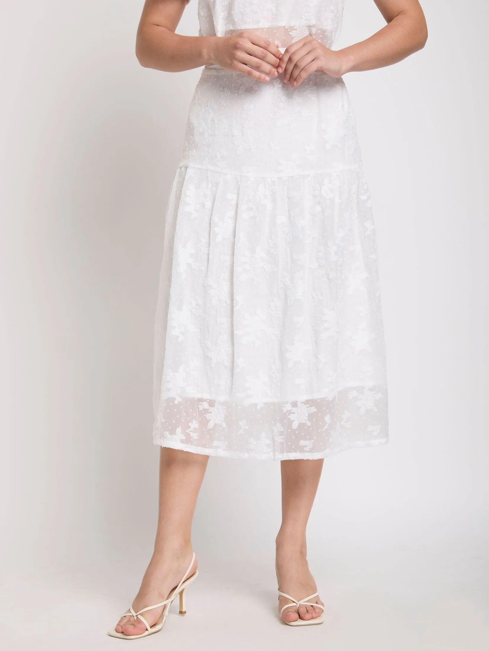 LOLITA Women Midi Skirt With Tier