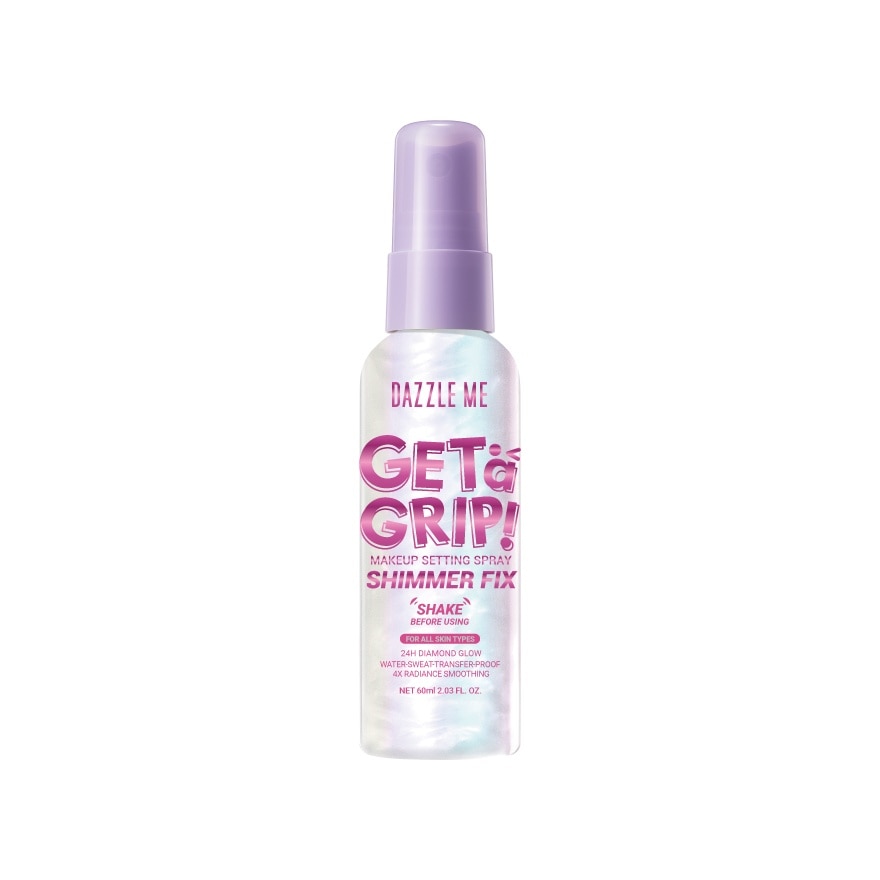 Dazzle Me Get a Grip Makeup Setting Spray Shimmer Fix 60ml.