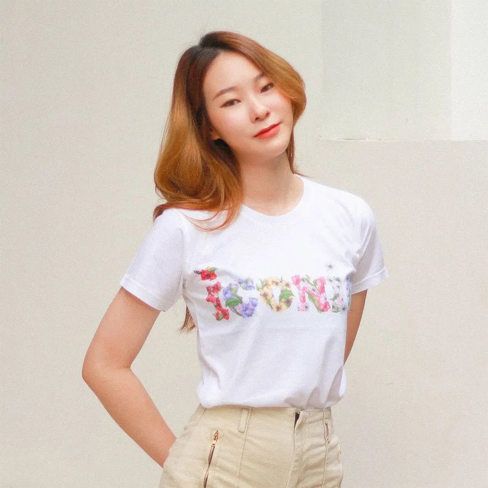 ICONIC WHITE FLORESCENCE T-SHIRT