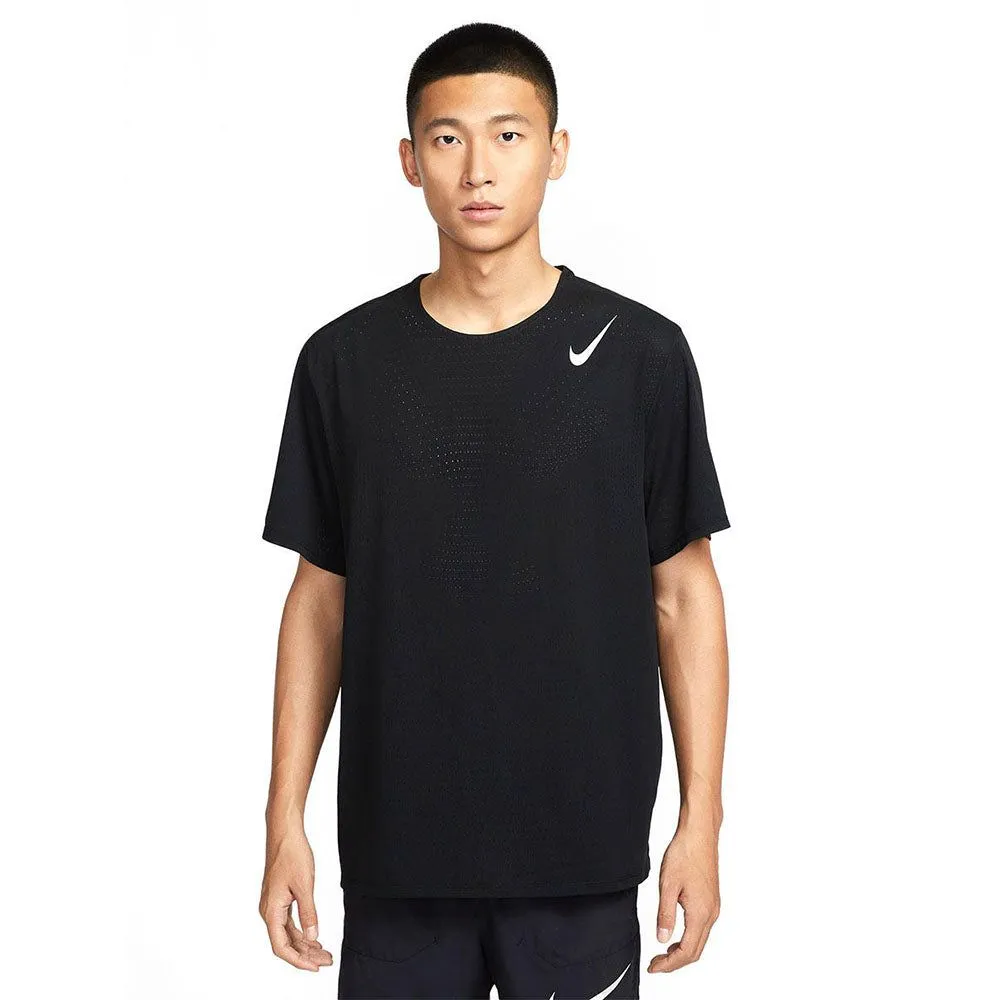 NIKE Men Running T-Shirt AeroSwift Dri-FIT ADV Black - NI083AP911EFTH