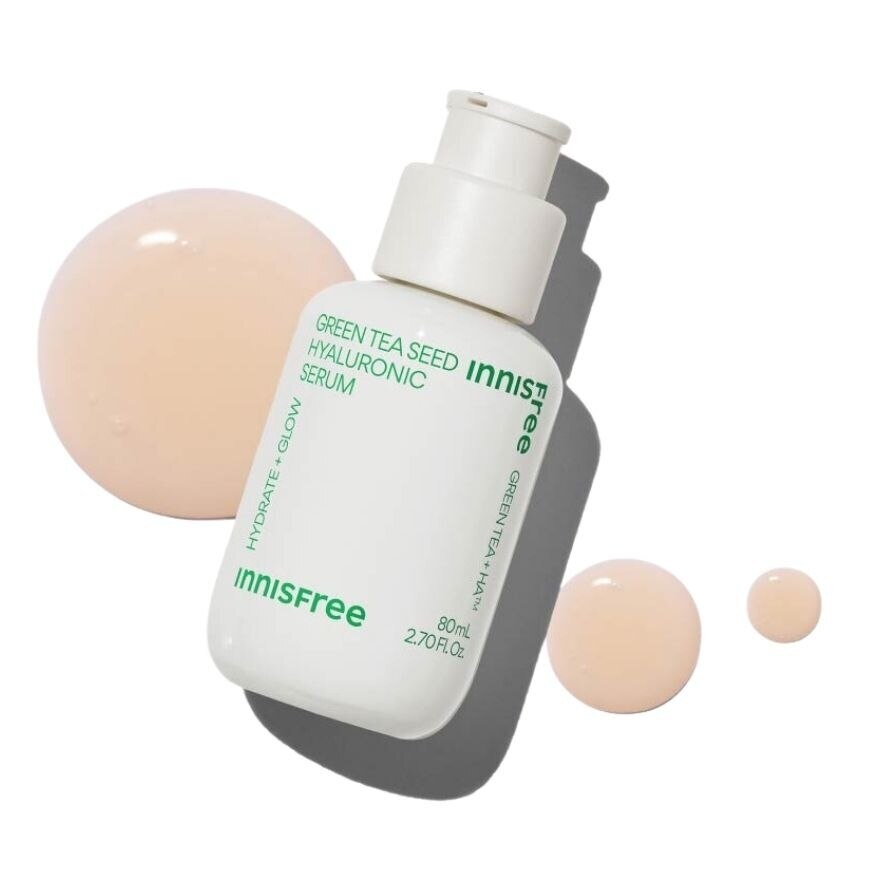 Innisfree Green Tea Seed Hyaluronic Serum 80 Ml. เซรั่ม ผิวชุ่มชื้น