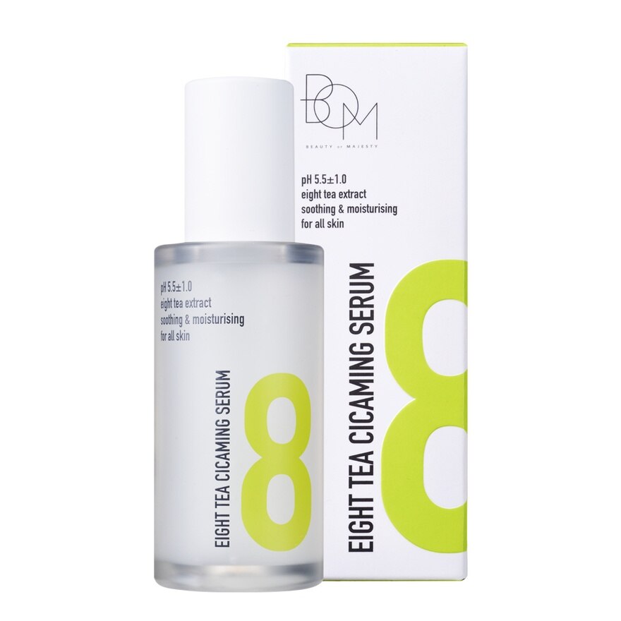 BOM Eight Tea Cicaming Serum 38ml. - White