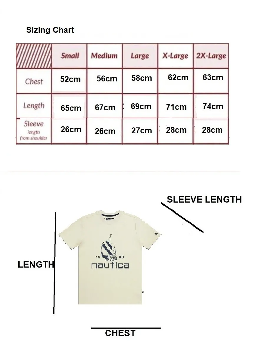 NAUTICA Men T-shirts Cream