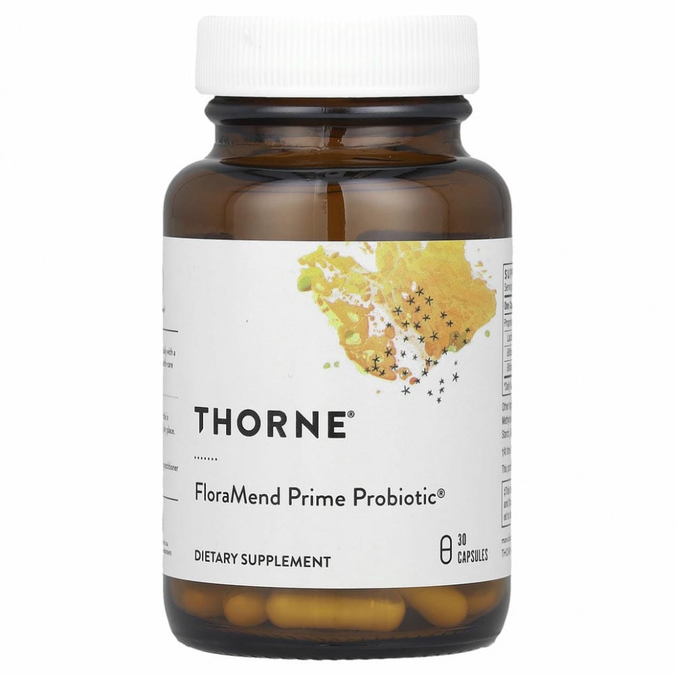 Thorne Research, FloraMend Prime Probiotic, 30 капсул