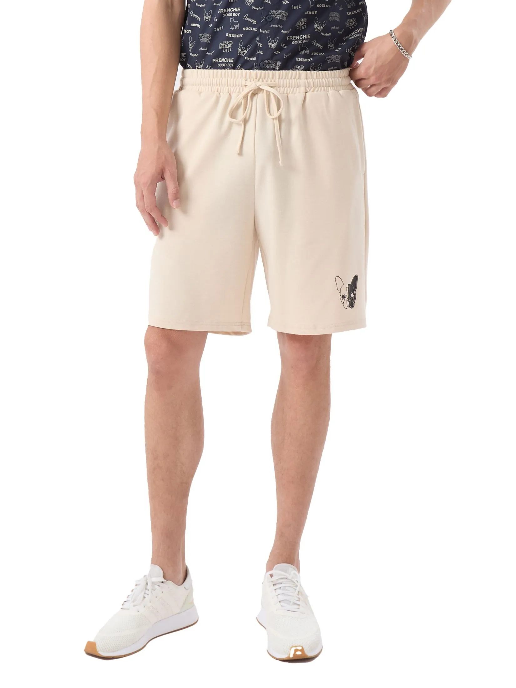 ESP Frenchie  Sweatshorts Men Beige