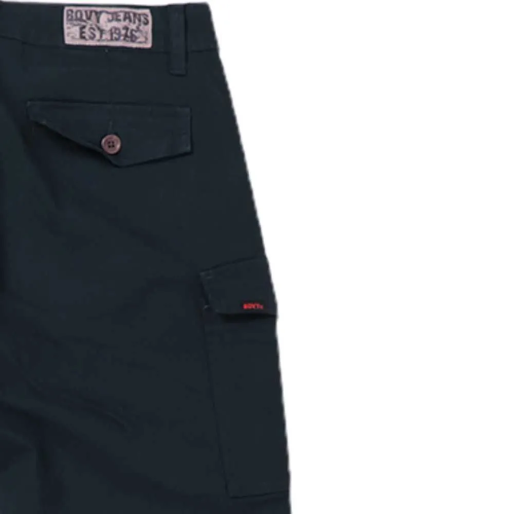 BOVY NAVY SLIM  CARGO TROUSERS -9206