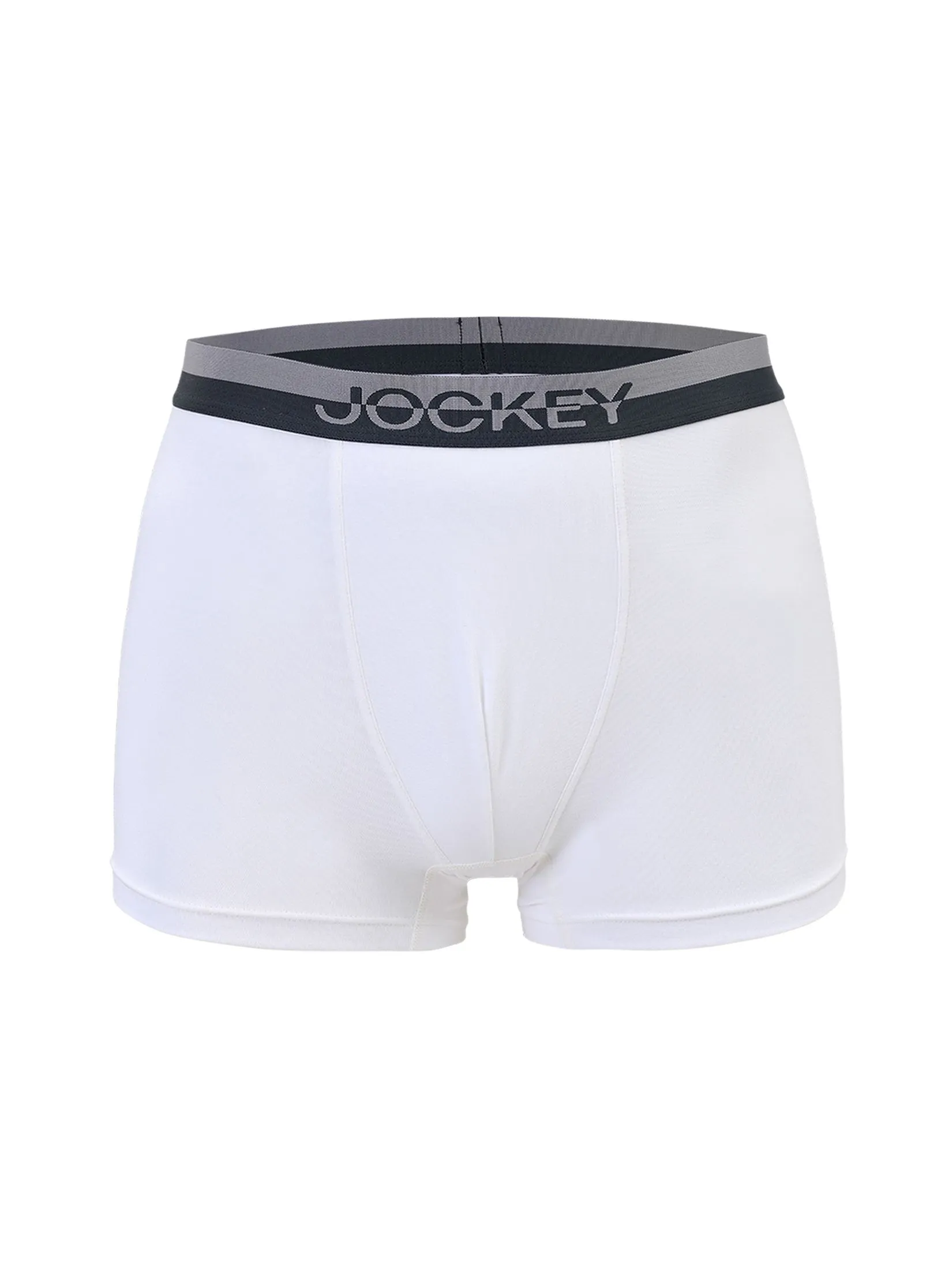 JOCKEY UNDERWEAR Men's COOLING MINT TRUNKS WHITE