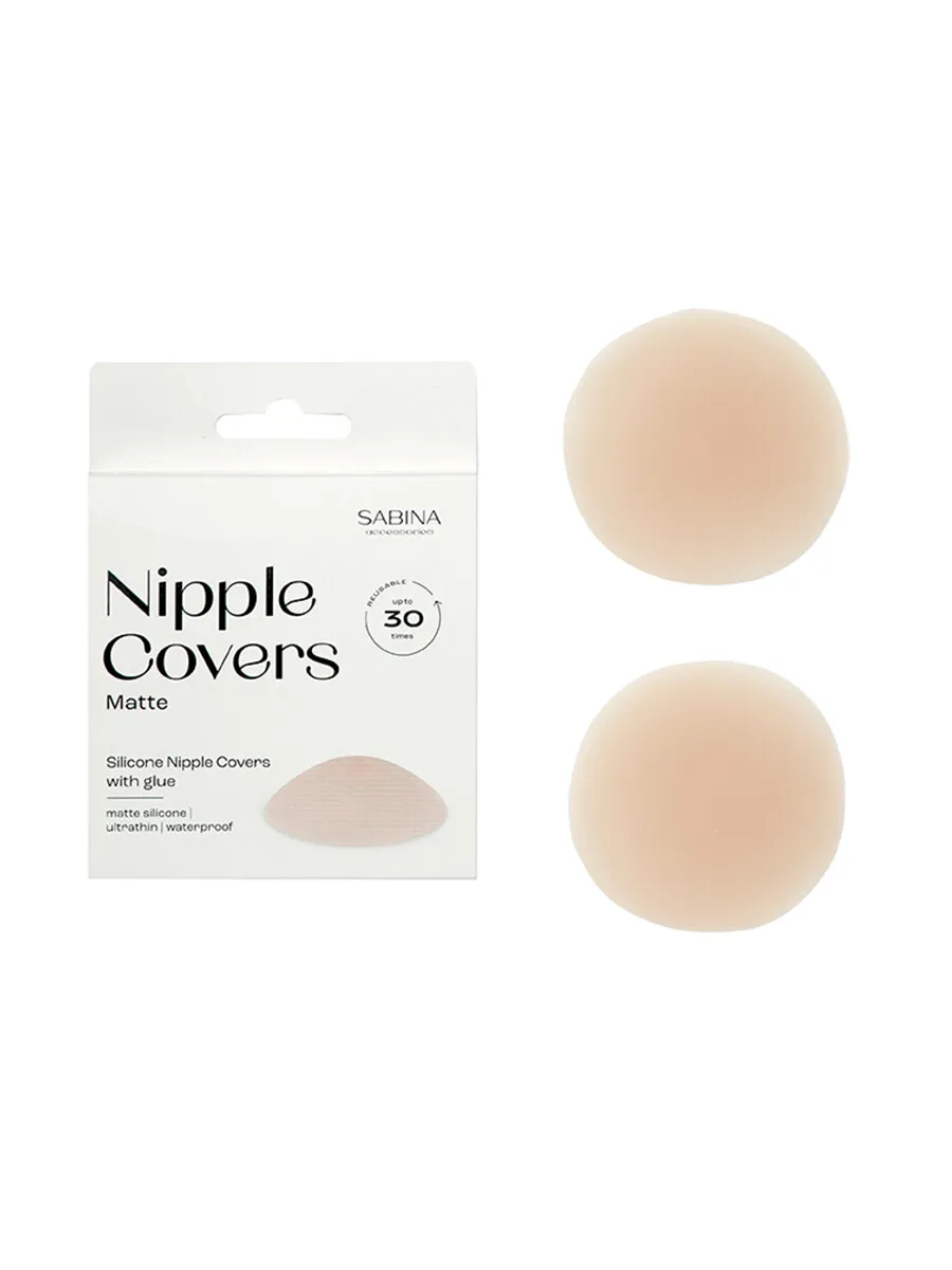 SABINA Matte Silicone Nipple Covers - LightSkin