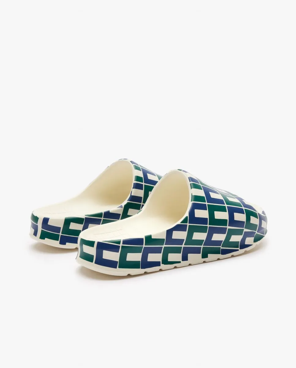 LACOSTE Navy Women’s Serve Slide 2.0 Monogram