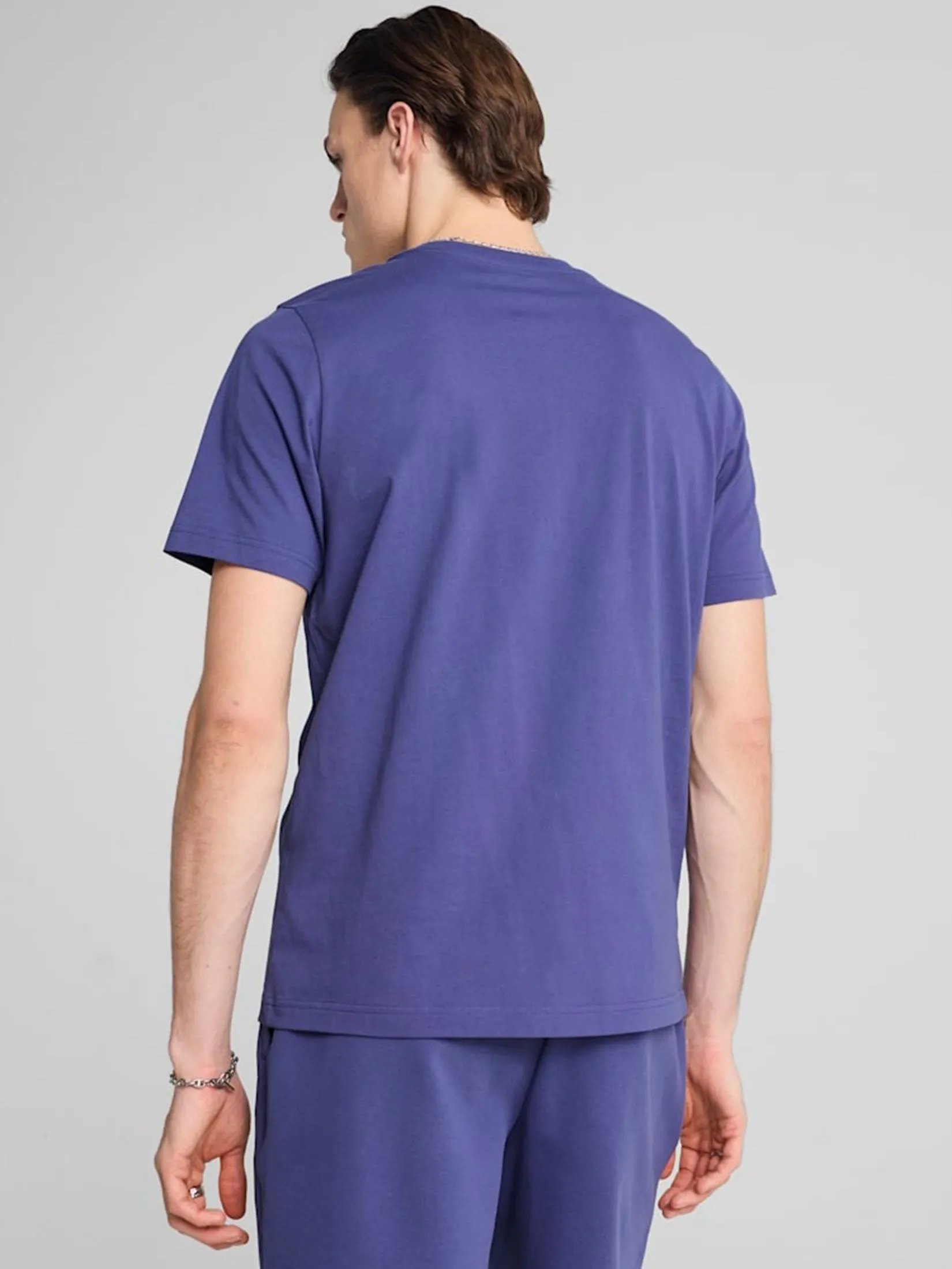 PUMA Men Tee Wardrobe Essentials Blue Crystal