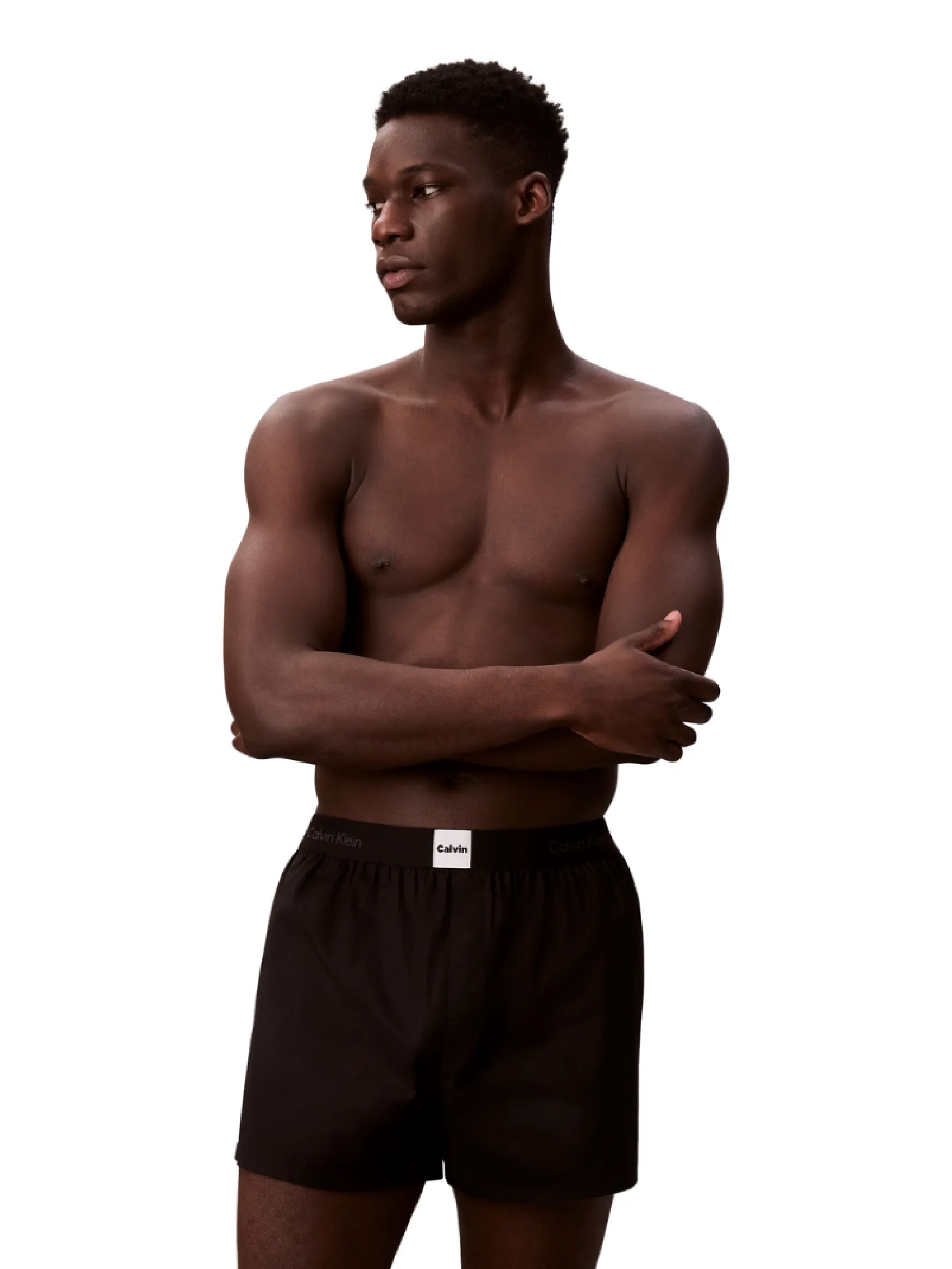 CALVIN KLEIN Men s Icon Logo Graphic Boxer Slim Black