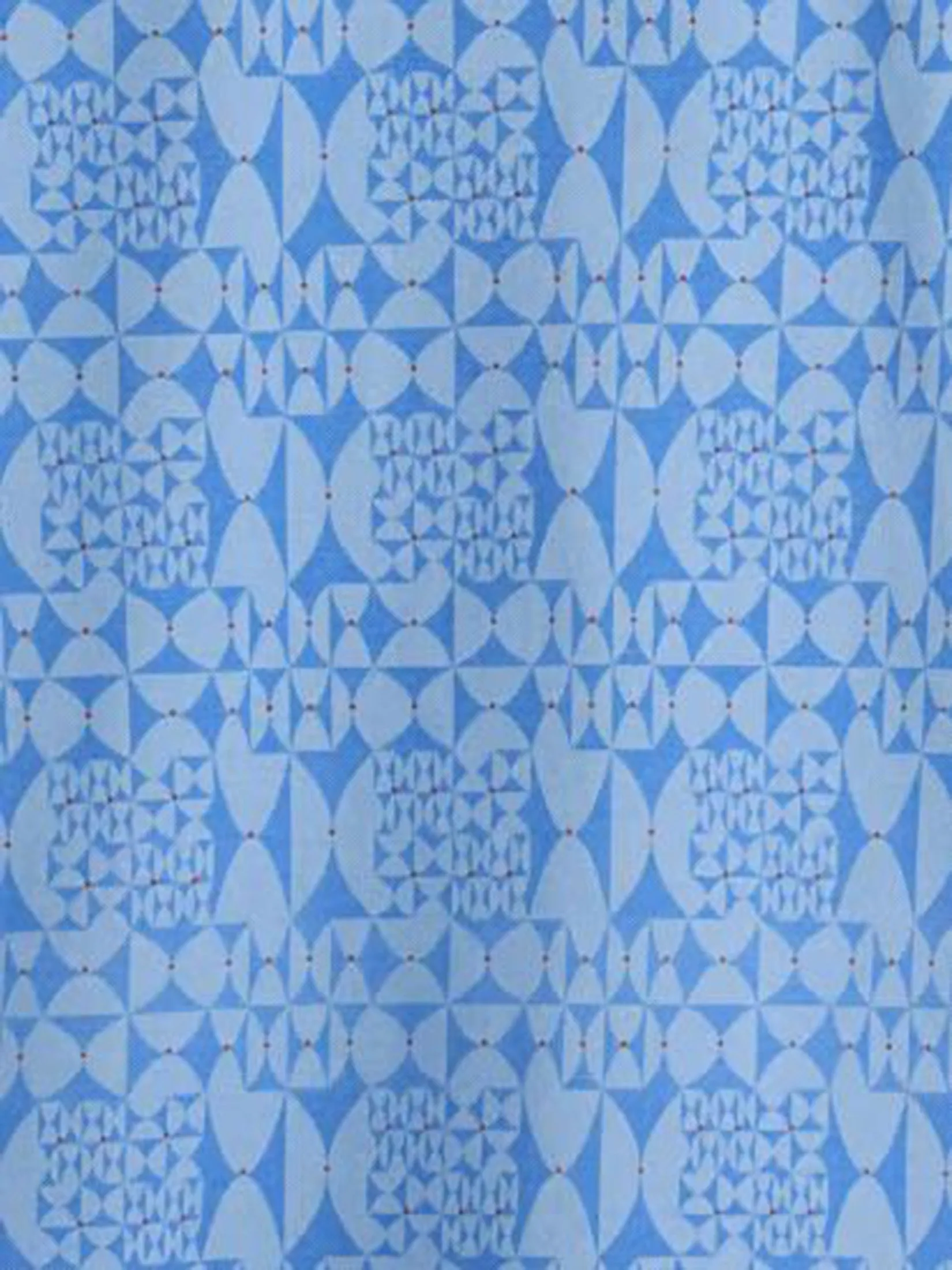 SCOTCH&SODA Men Polo Micro Diamond Print Diamond Blue AOP