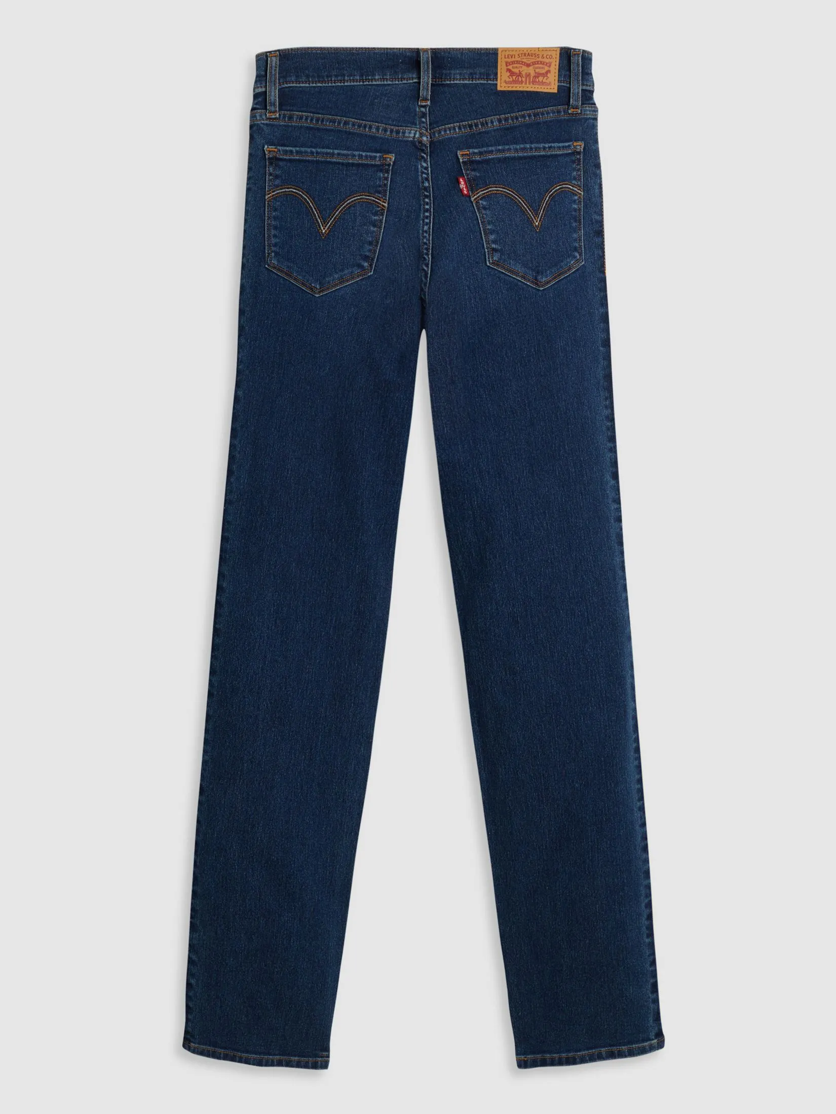 LEVI'S Women's 314 Shaping Straight Pieced Jeans Dark Blue