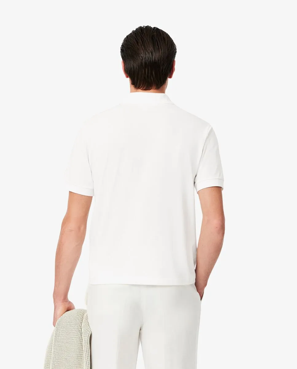 LACOSTE Classic Fit L.12.12 LIGHT Piqu  Polo Shirt White