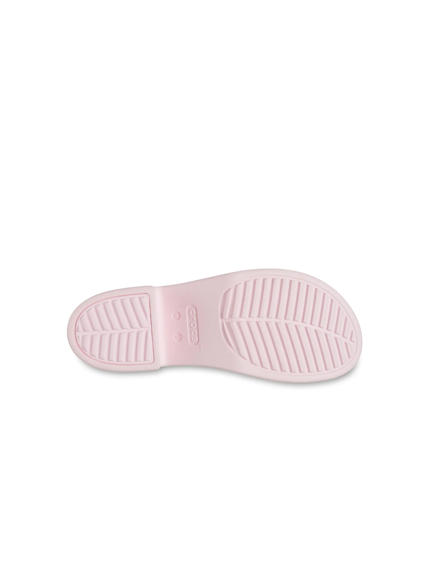 CROCS WOMEN'S  BROOKLYN FROSTED SLIDE HEEL - PINK MILK