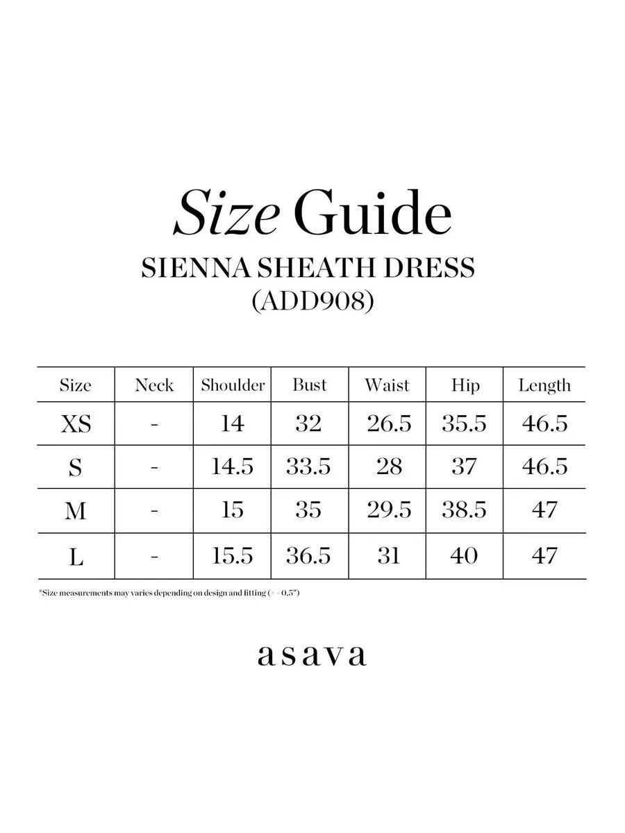 ASAVA ( SS24 ) Sienna Sheath Women Dress Blue