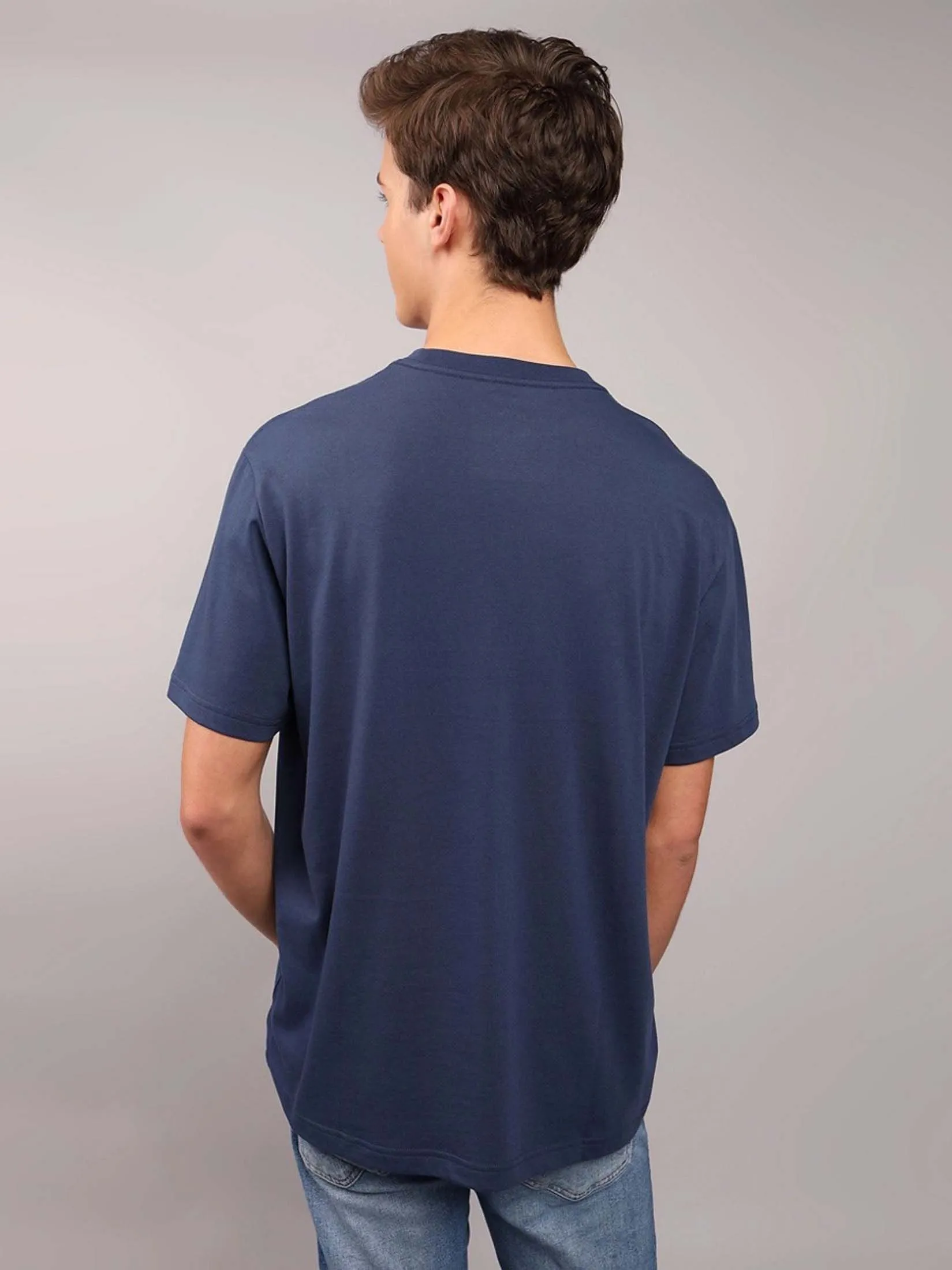 AMERICAN EAGLE MEN G SS BTS24 CORE BRAND SET IN TEE- CVC 160 DD + SERIOUSLY SOFT WASH 483 MIDNIGHT BLUE