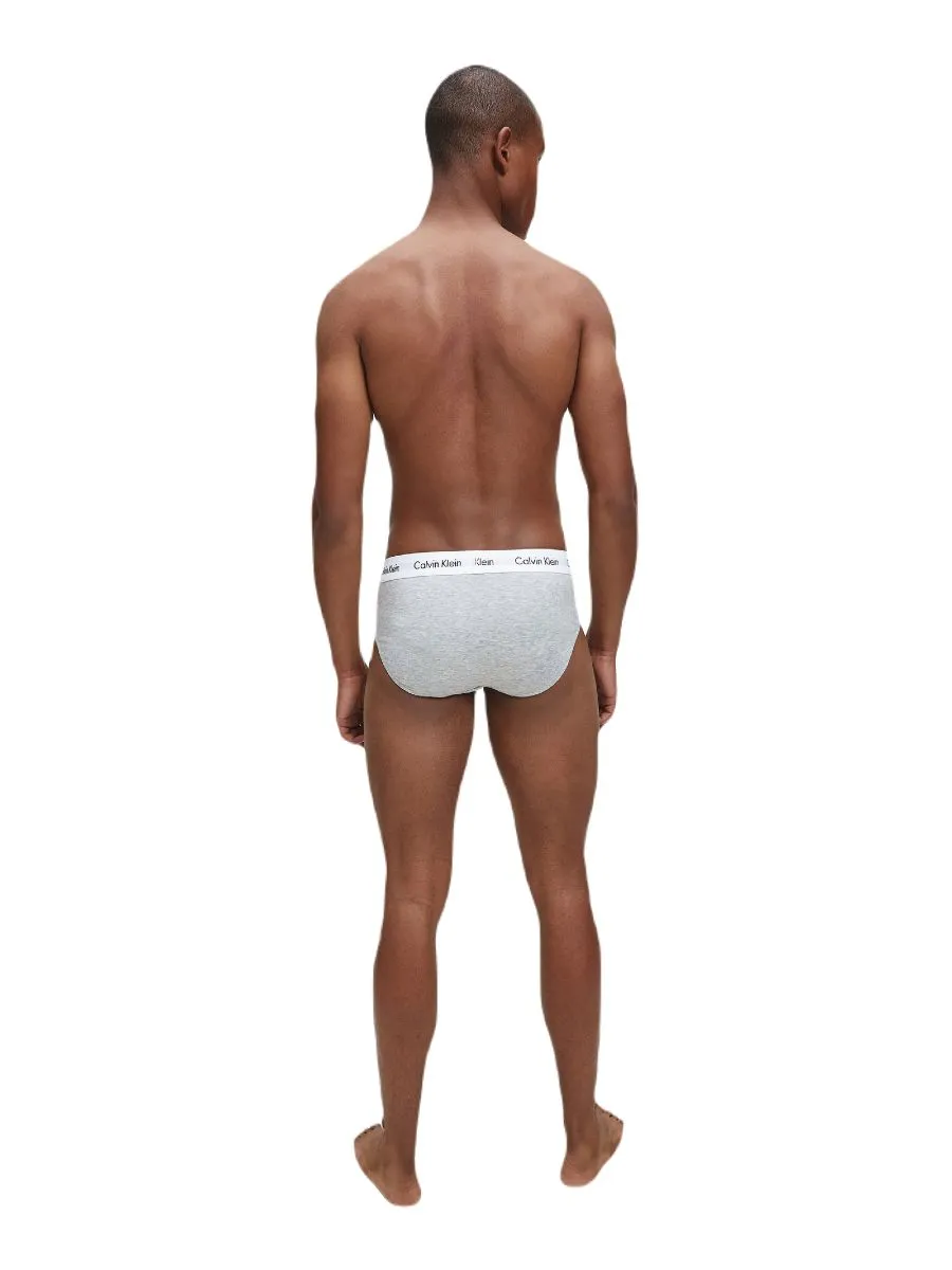 CALVIN KLEIN Men's Cotton Stretch Hip Brief 3Pk Multicolor