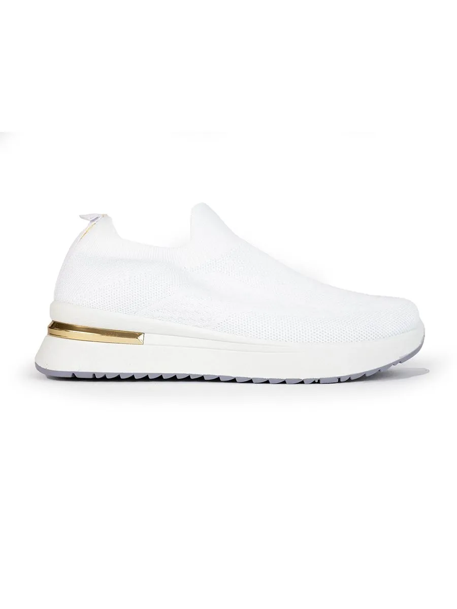 ROVING FOX Women's Sport Sneakers RF White