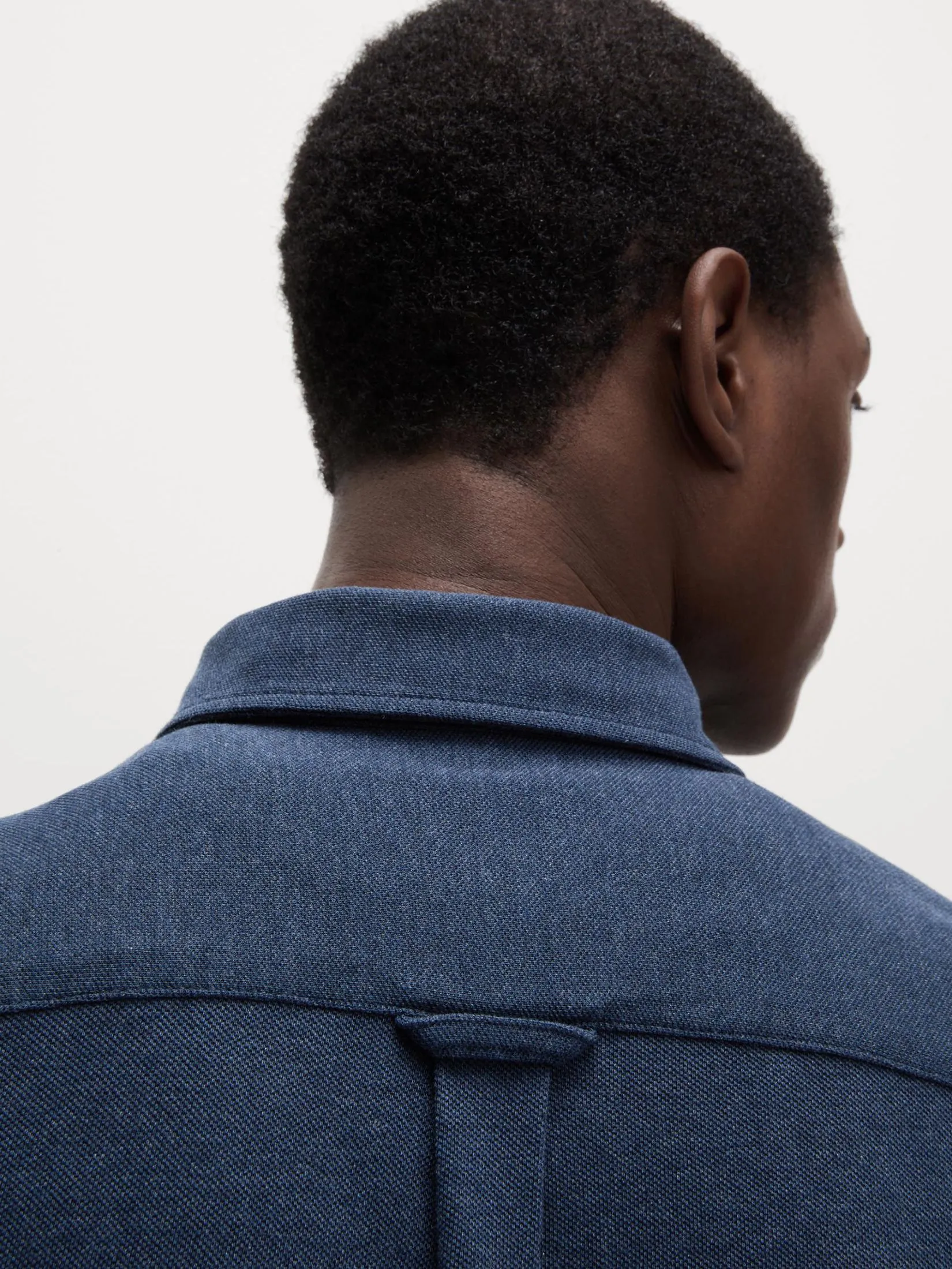 MARKS & SPENCER Men Shirt Pure Cotton Oxford Medium Navy