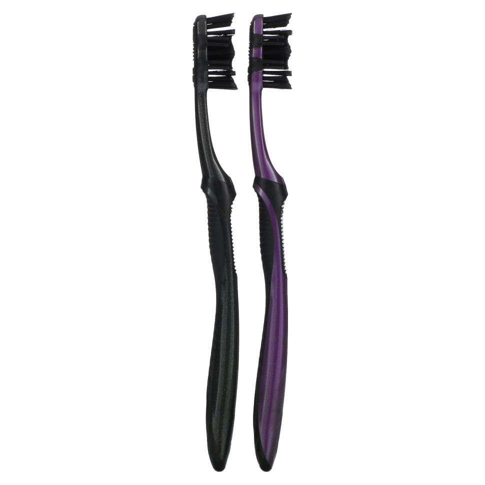 Oral-B, Зубная щетка с древесным углем, среднего размера, для детей от 3 лет, 2 зубные щетки