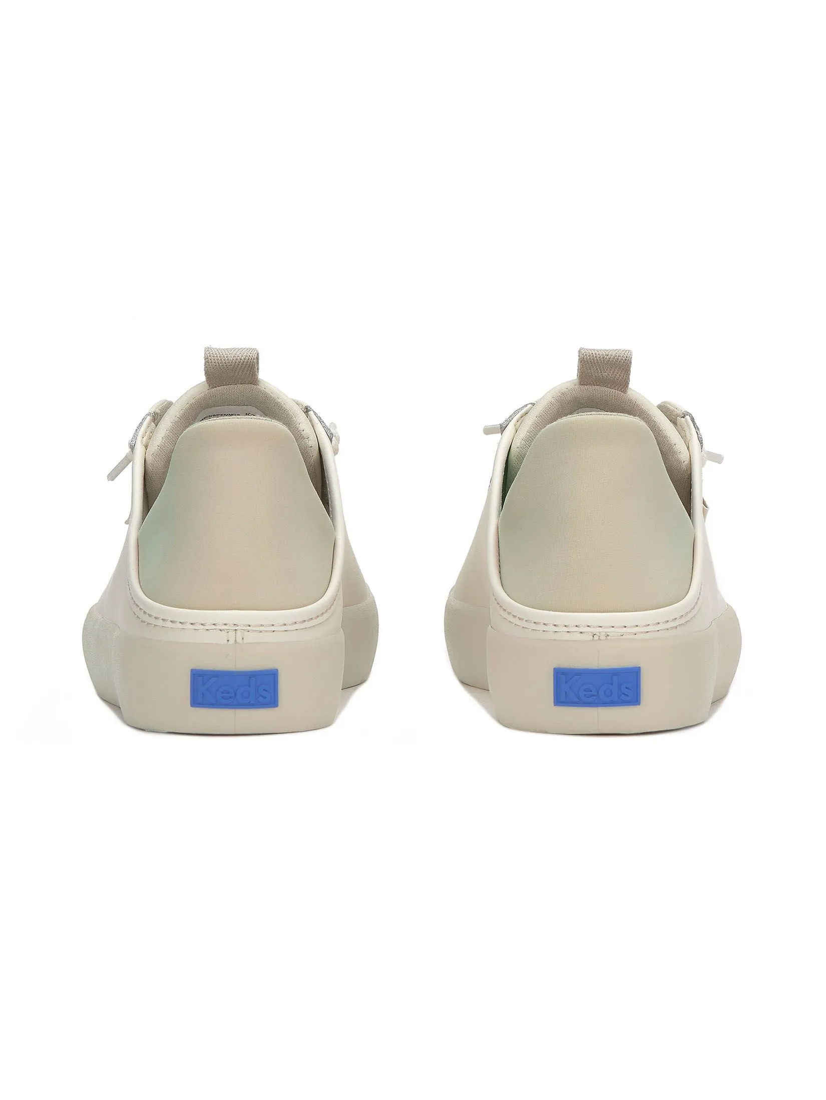 KEDS Women Kickback Crashback Leather Tone Off Egret/Oatmeal