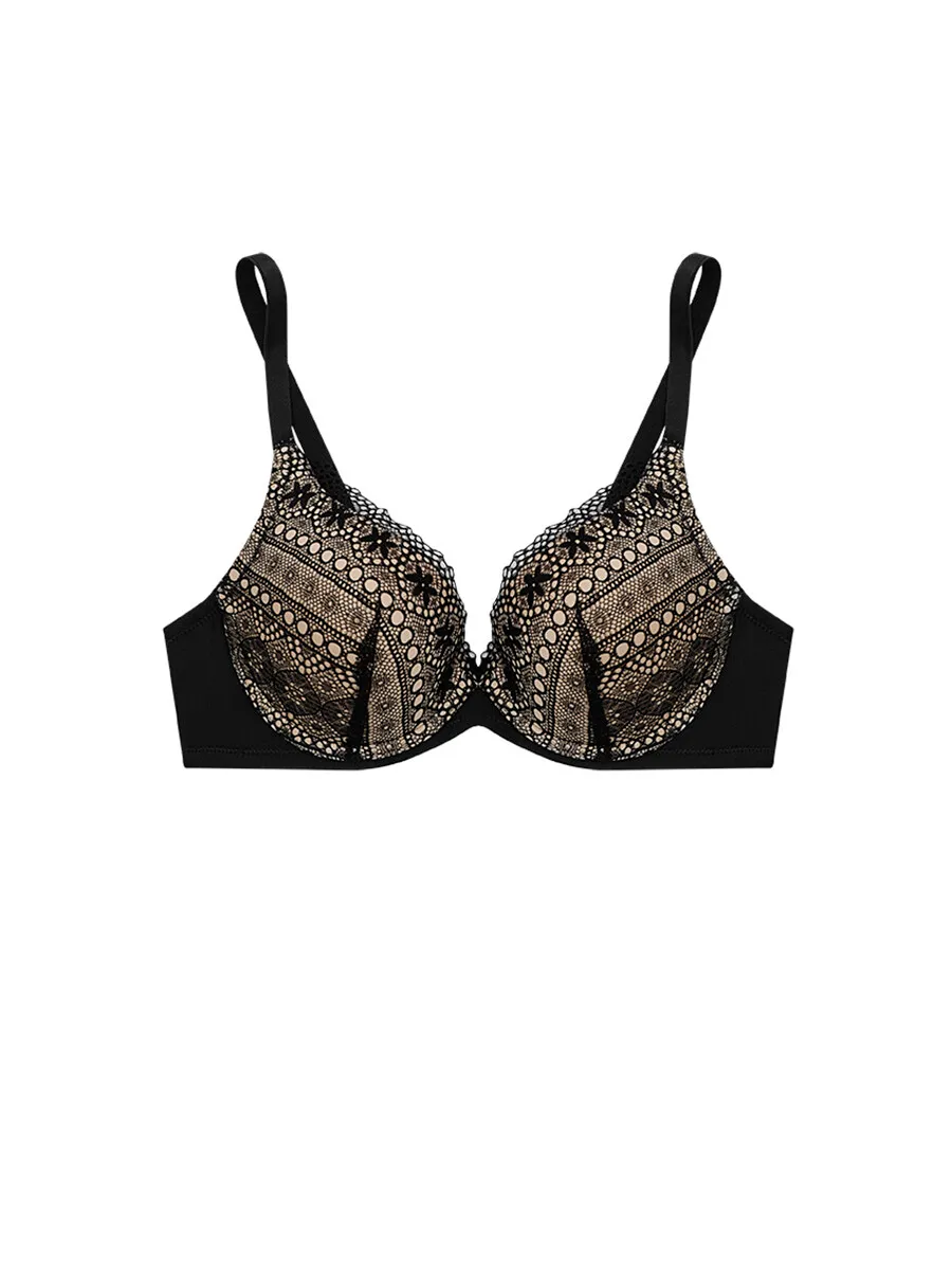 SABINA Wire Bra Modern V Collection - Black