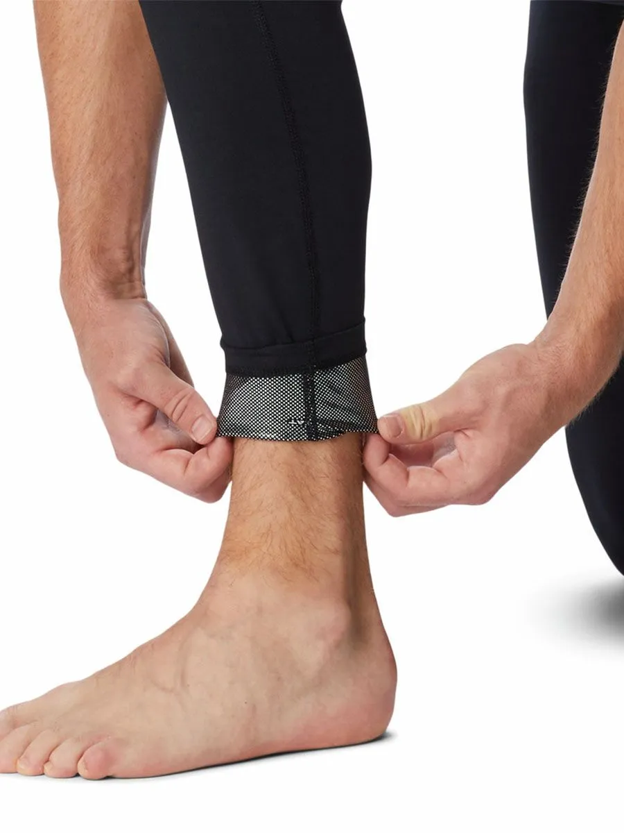 COLUMBIA Men Hiking Pants Omni-Heat Midweight Black