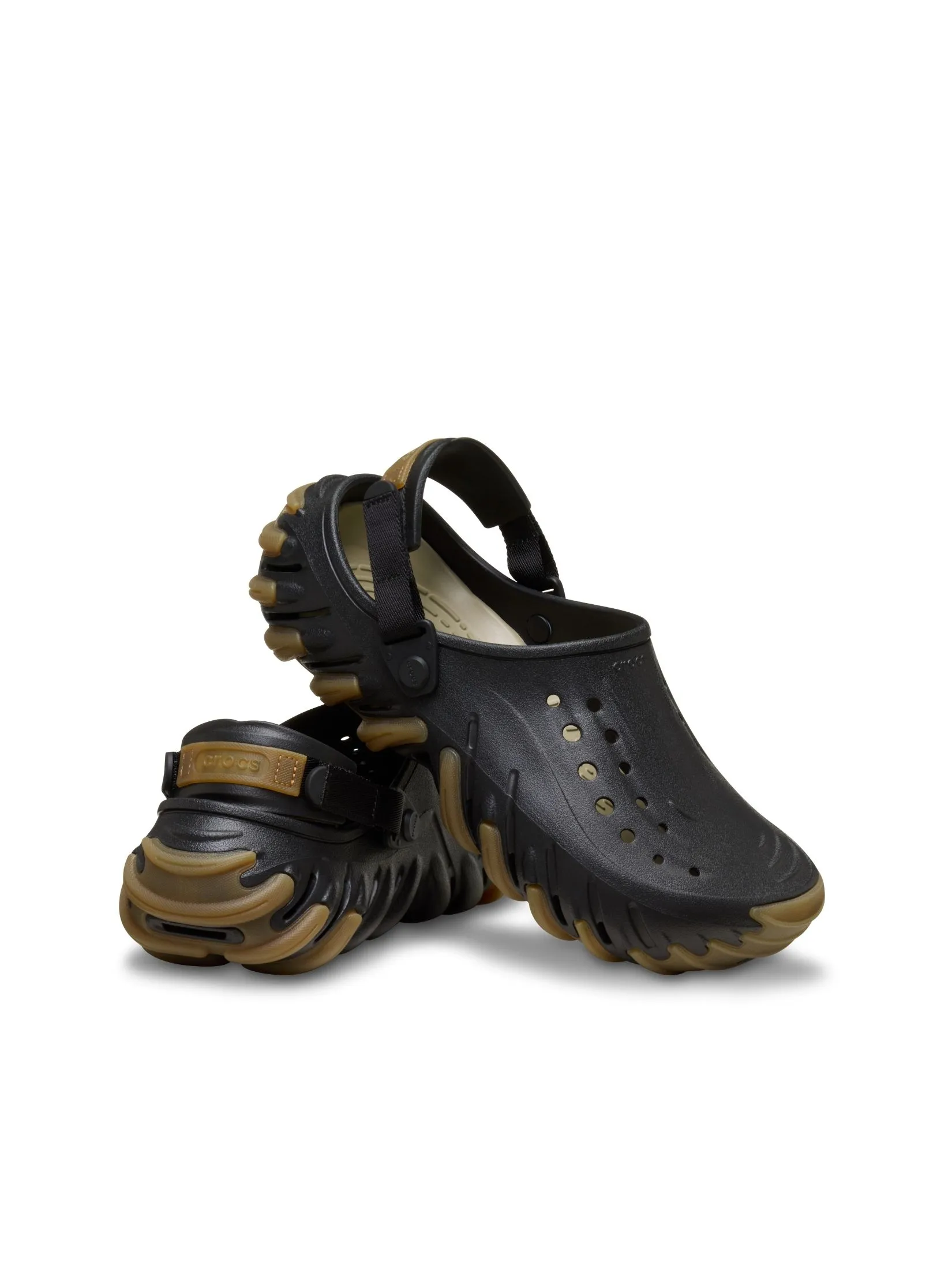 CROCS UNISEX ECHO GUM RO CLOG - BLACK