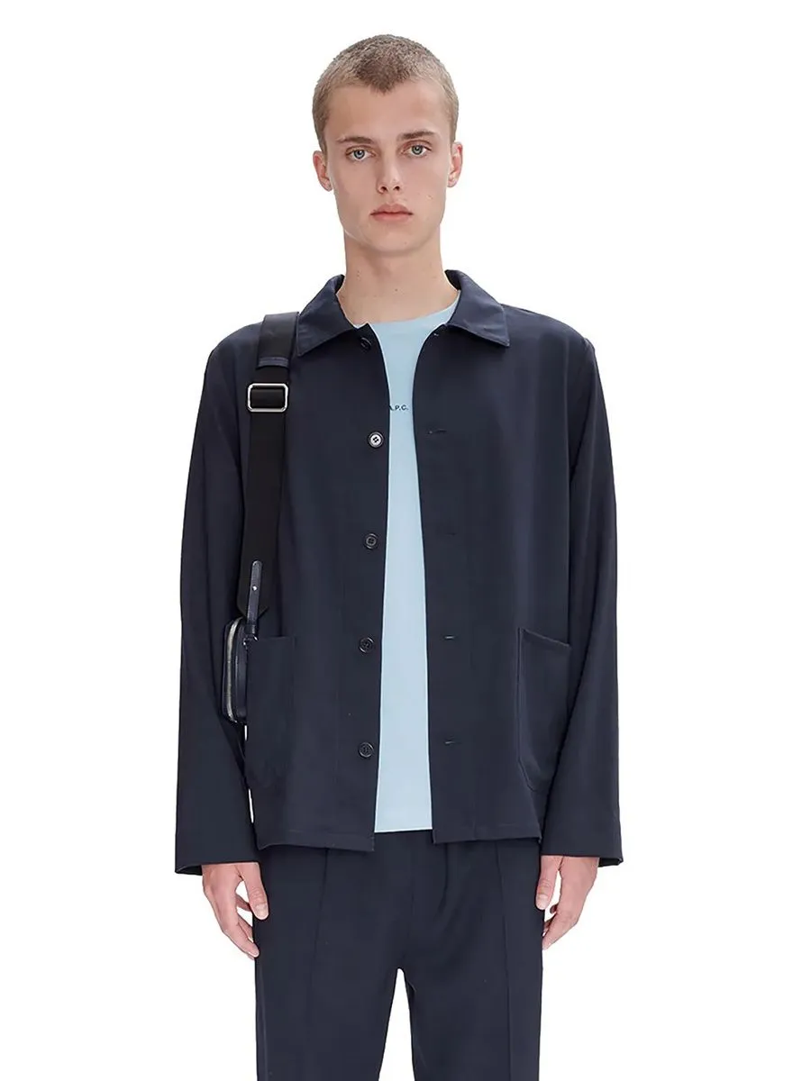 A.P.C. Men Jacket Kerlouan Navy