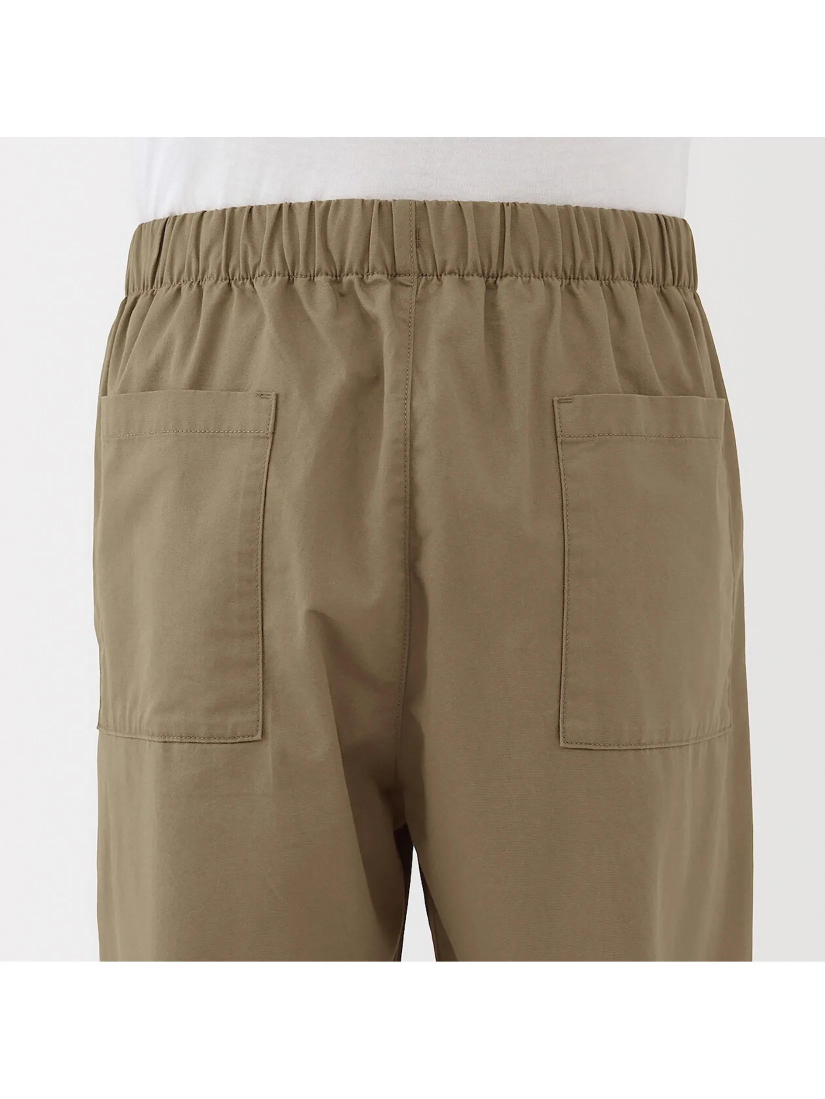 MUJI Men Pants Washed Cotton Easy