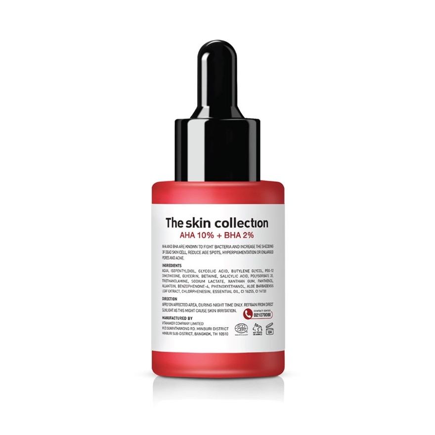 The Skin Collection Serum AHA10 + BHA2 30 ml.