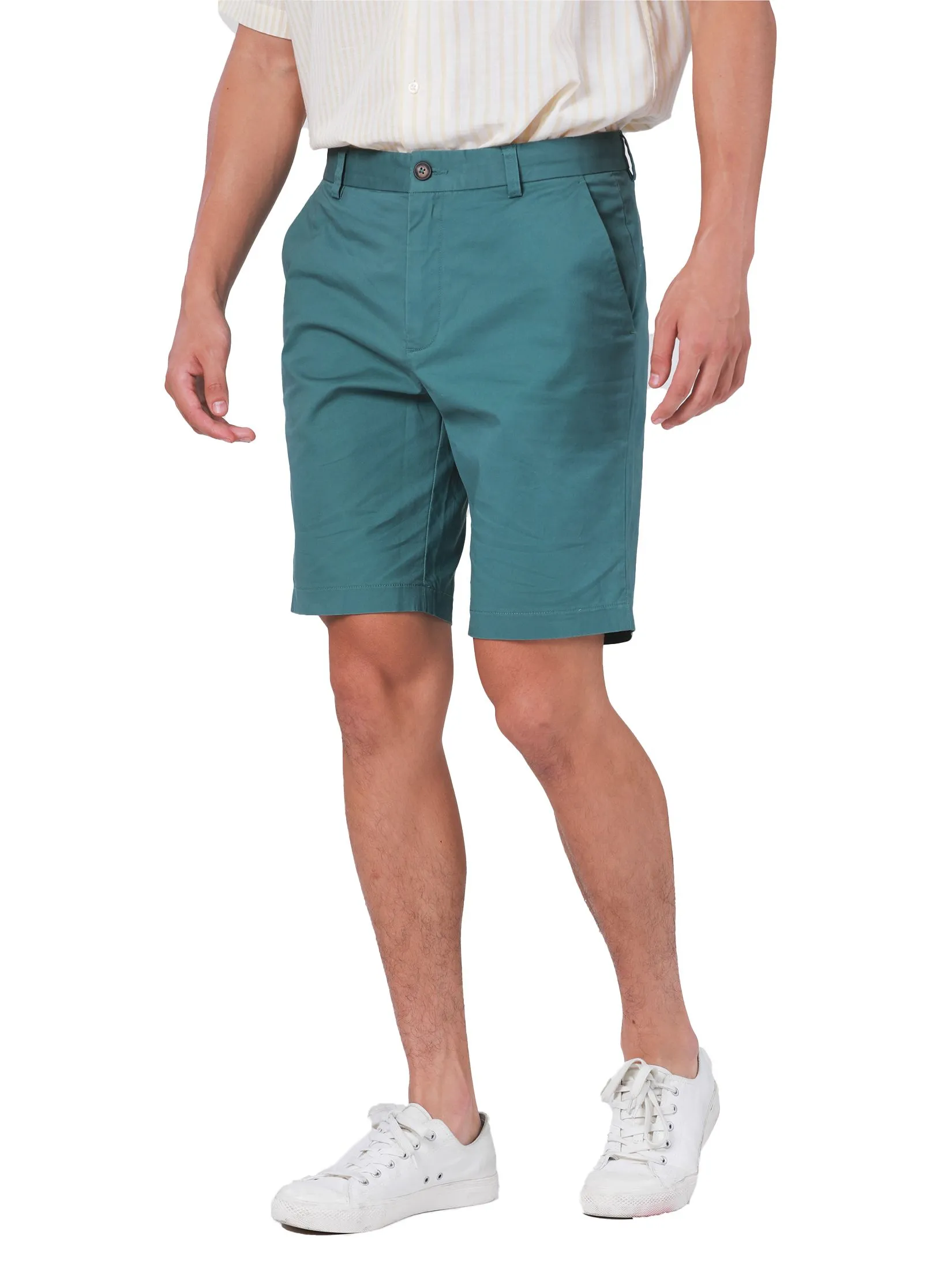 JOHN HENRY Men's Shorts (Slim Fit) REJUVENATE VACATION Green