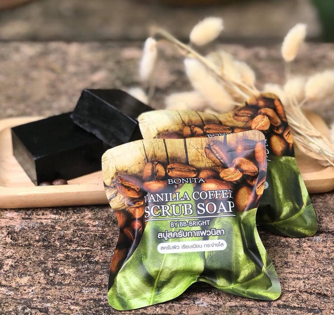 Ванильно - кофейное мыло скраб Bonita 100 гр