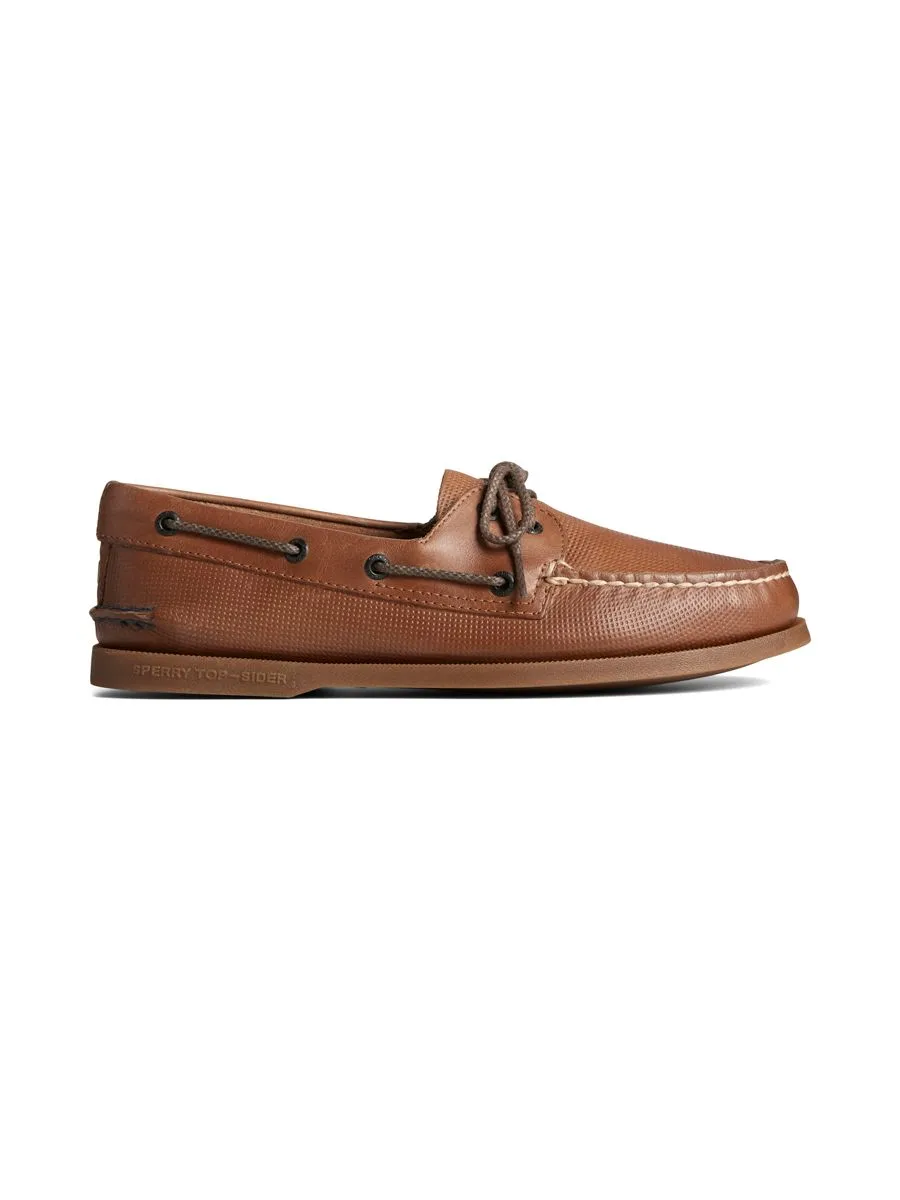 SPERRY MEN TAN A/O 2-EYE DEBOSS Size - 10 US