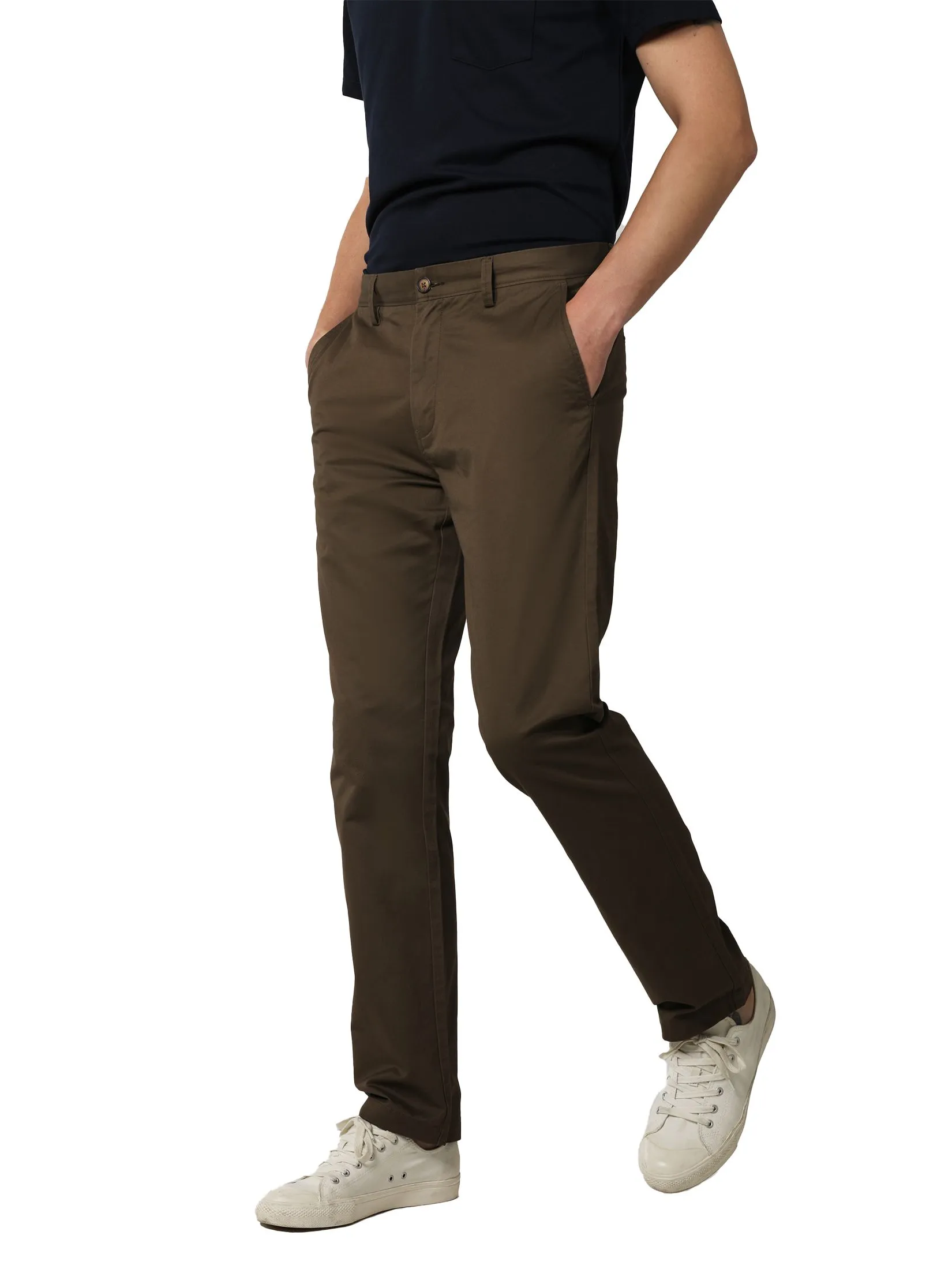 JOHN HENRY Men's Pants (Regular Fit) MERRIMENT Brown