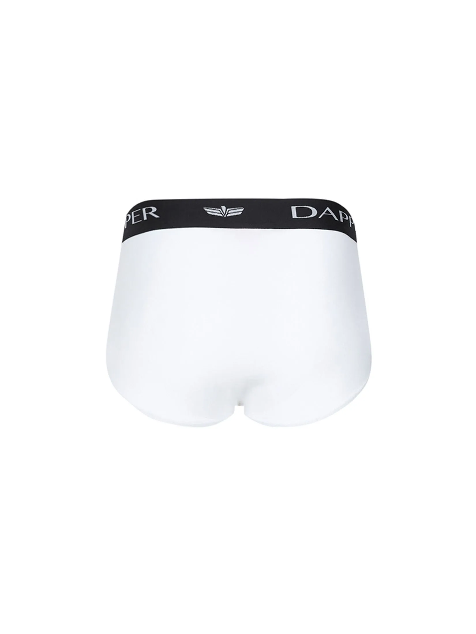 DAPPER DAPPER Iconic Pima Cotton Briefs White (Pack 2 Pcs.)