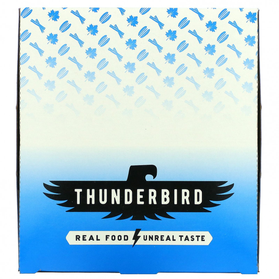 Thunderbird, Superfood Bar, техасский клен и пекан, 12 батончиков, 48 г (1,7 унции)