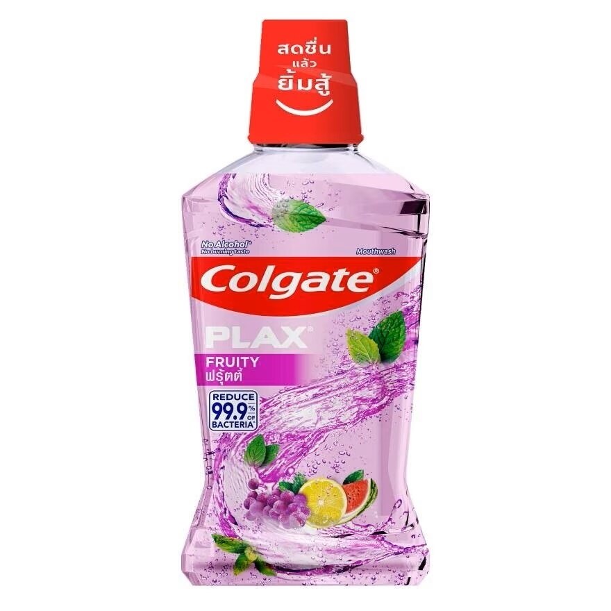 Colgate Plax Mouthwash Fruity 500 Ml. - Pink