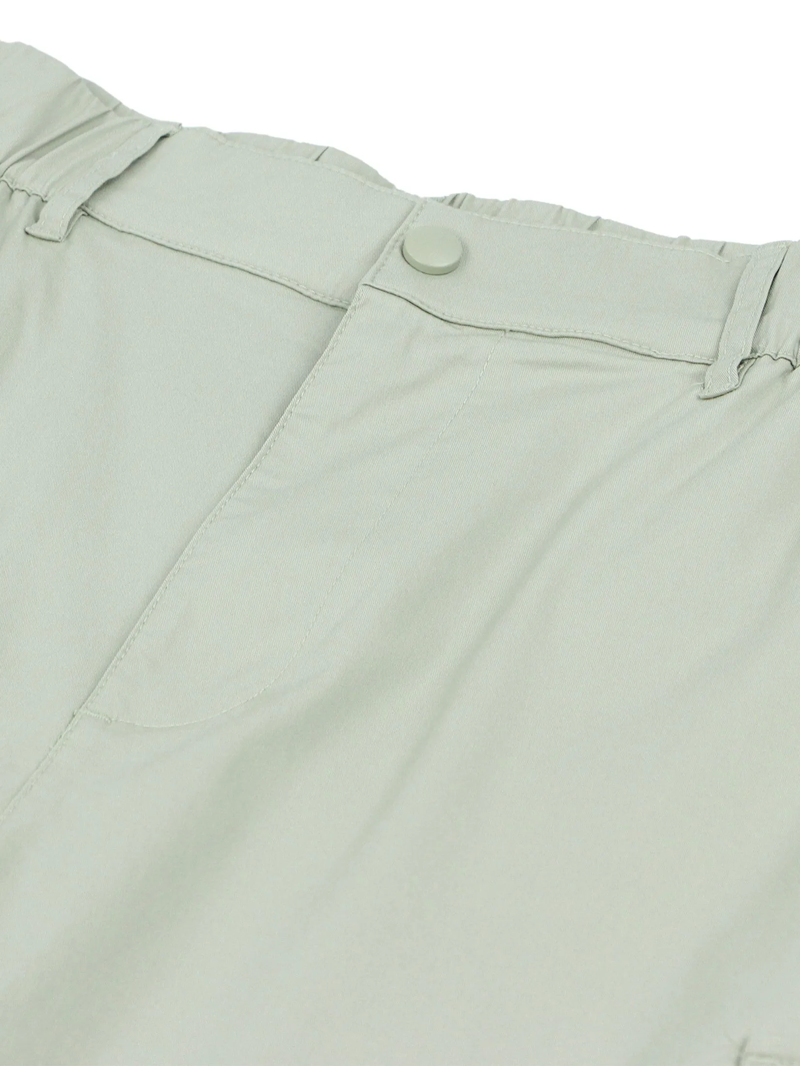 GIORDANO Men's Relax Easy Care Cool Cargo Shorts Budding Green