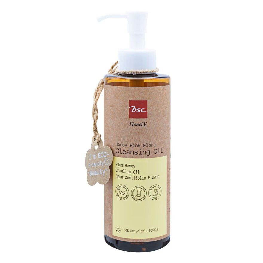 Honei V Bsc Honey Pink Flora Cleansing Oil 250ml.