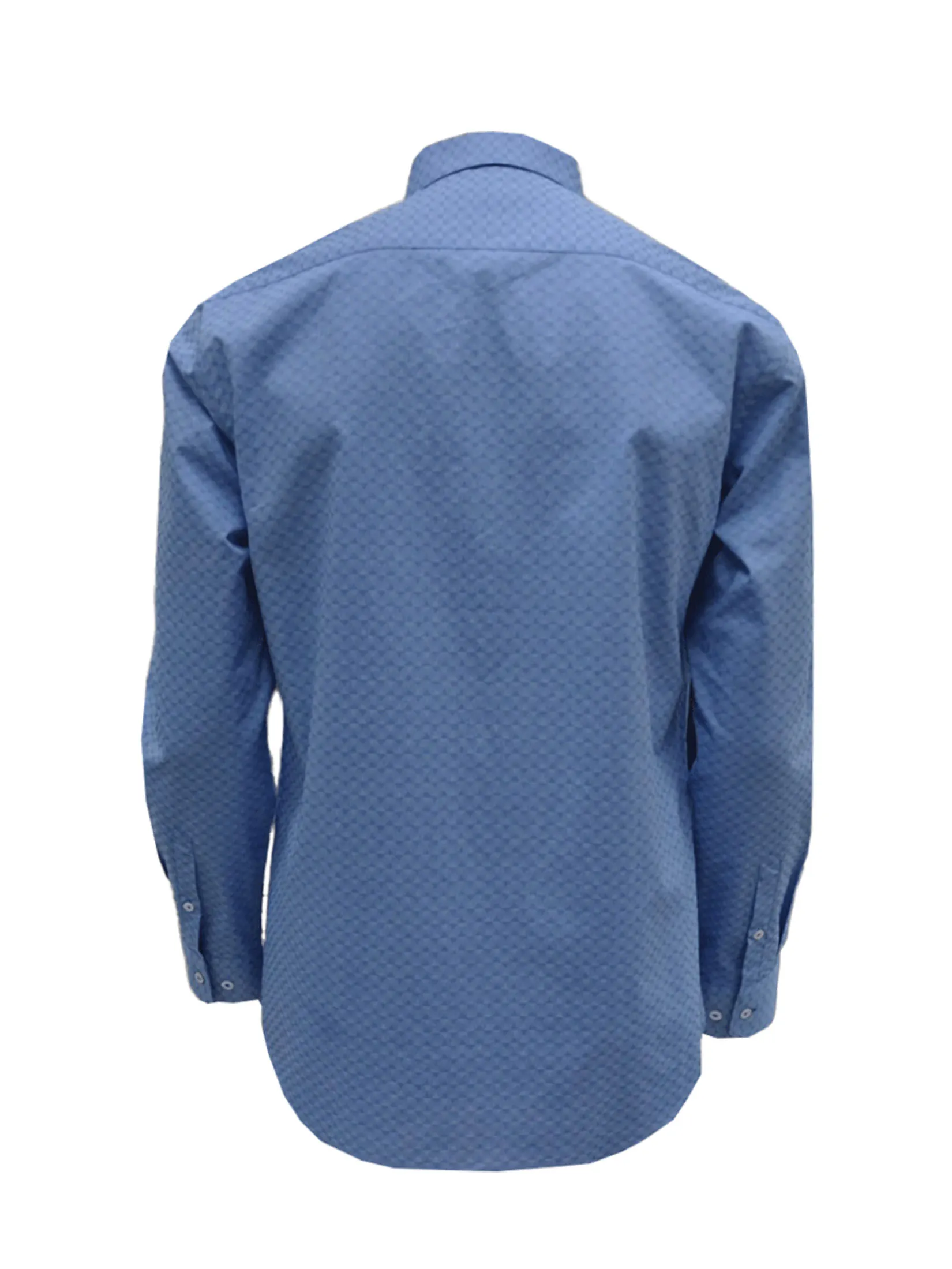 GUY LAROCHE MENWEAR Men s Shirt Long-Sleeve Work Shirt, Blue , Slim Fit, Model BAB9202W4BU