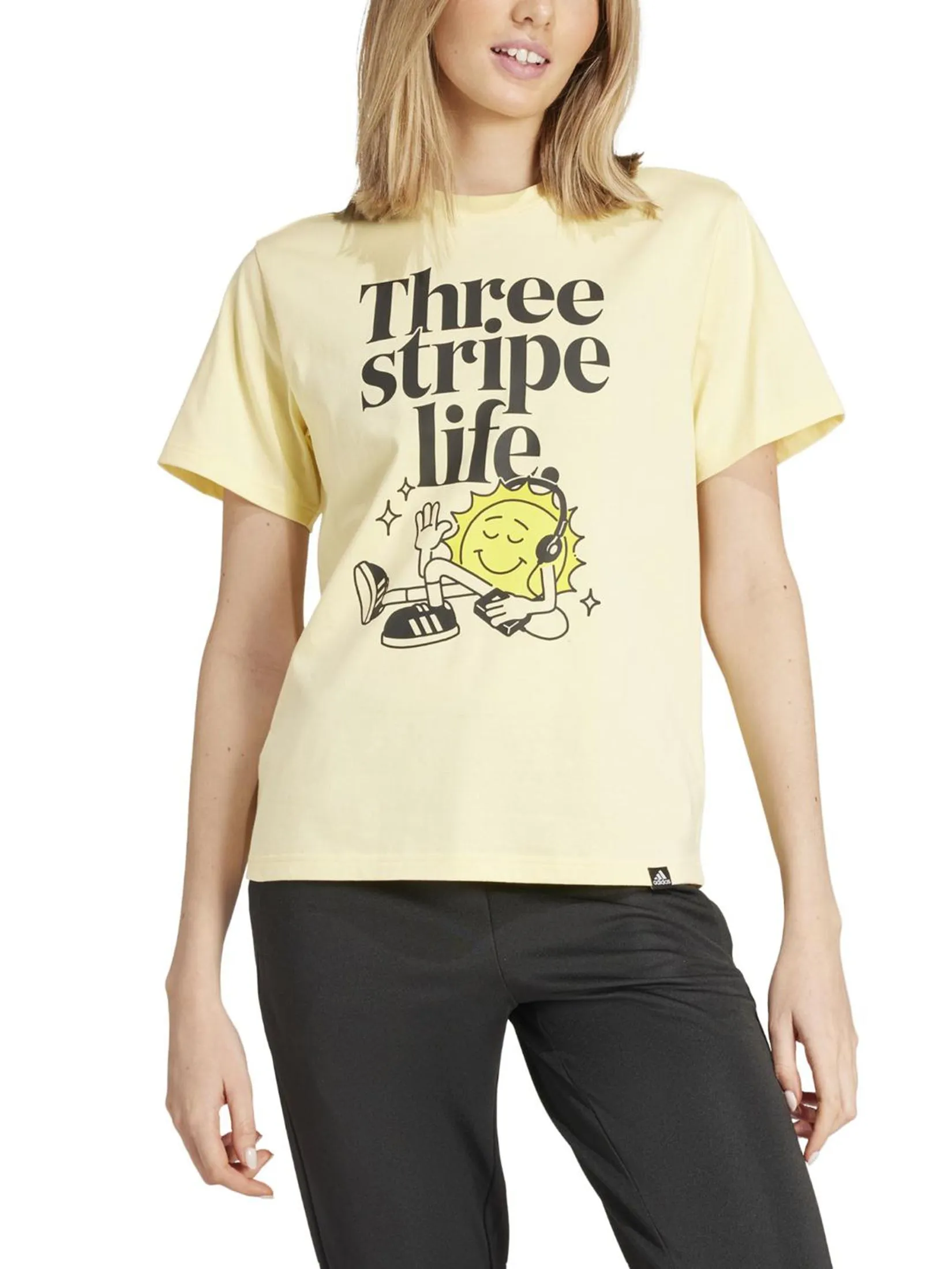 ADIDAS Women T-Shirt Positivity Graphic