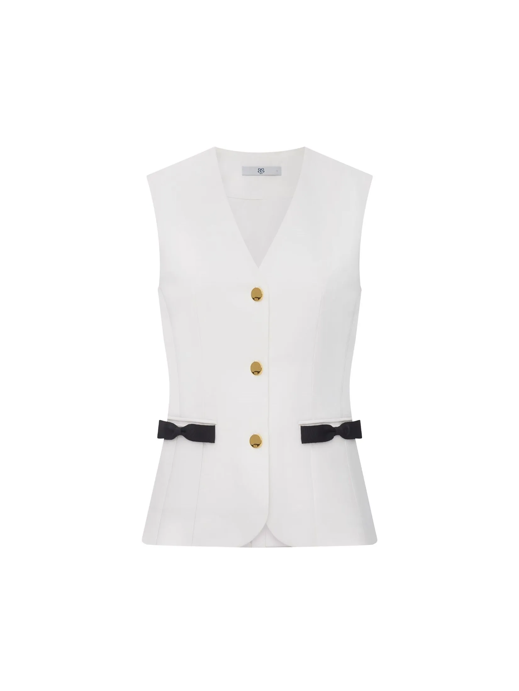 ASV (AW24)Ameena Women Vest White